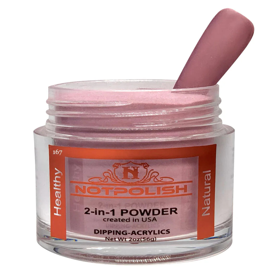 Notpolish 2 in 1 powder - og167 hug me now - 2 oz - dip