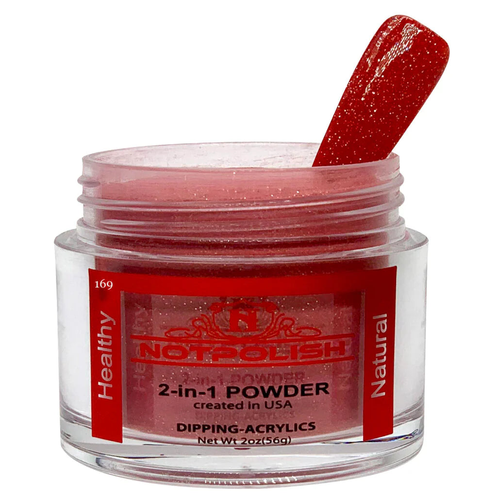 Notpolish 2 in 1 powder - og169 rebel pink - 2 oz - dip