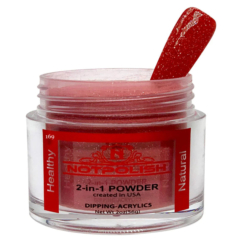 Notpolish 2 in 1 powder - og169 rebel pink - 2 oz - dip