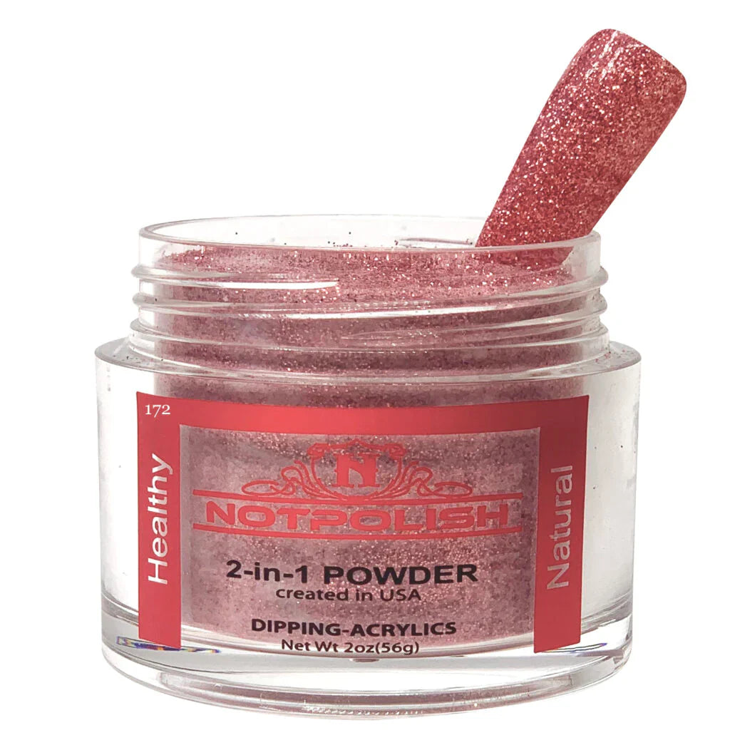 Notpolish 2 in 1 powder - og172 rose gold - 2 oz - dip
