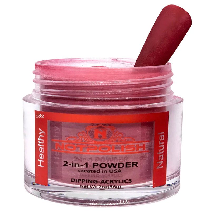 Notpolish 2 in 1 powder - og182 midnight special - 2 oz