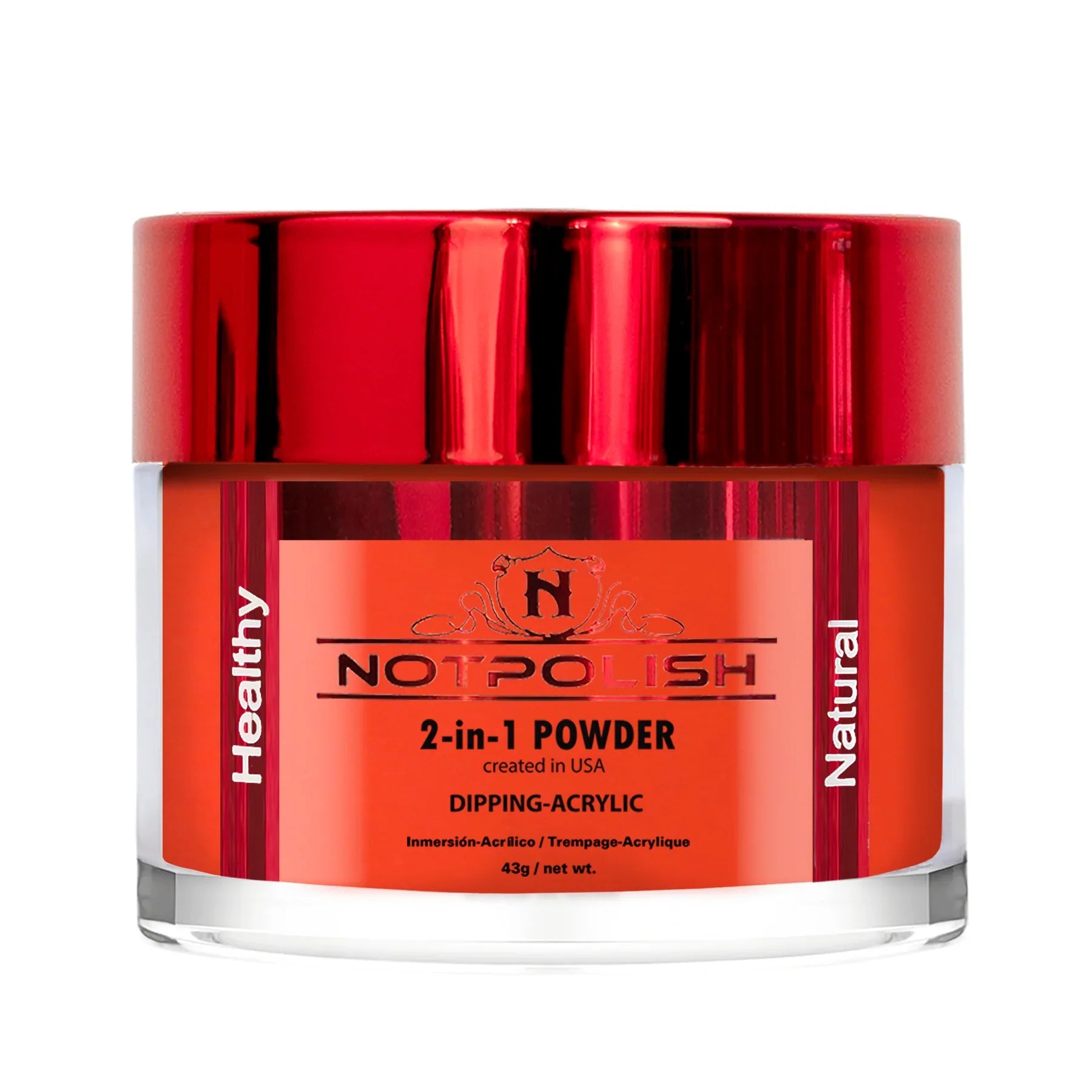 Notpolish 2 in 1 powder - og184 candied peach - 2 oz - dip