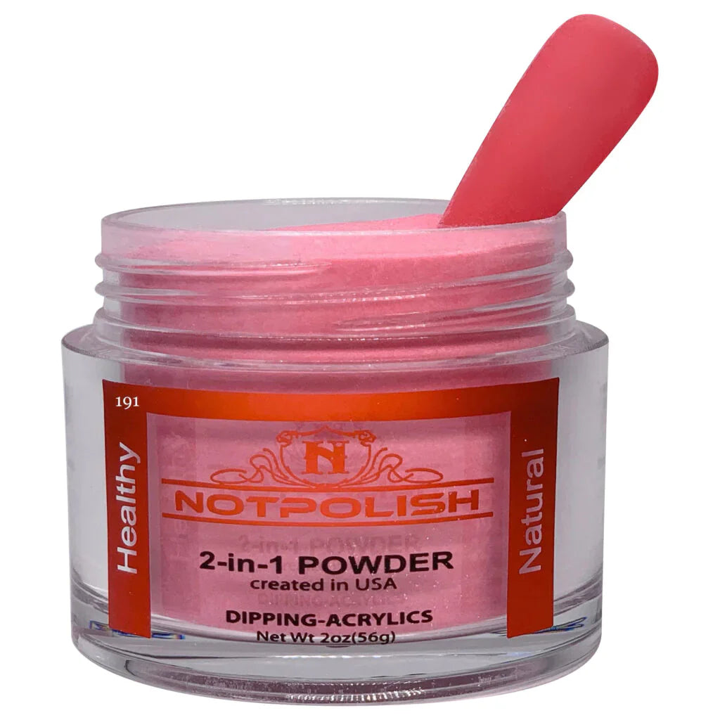 Notpolish 2 in 1 powder - og191 peach punch - 2 oz - dip