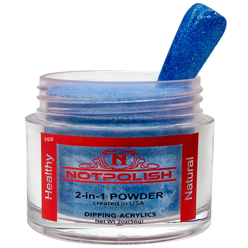 Notpolish 2 in 1 powder - og192 tempting glow - 2 oz - dip