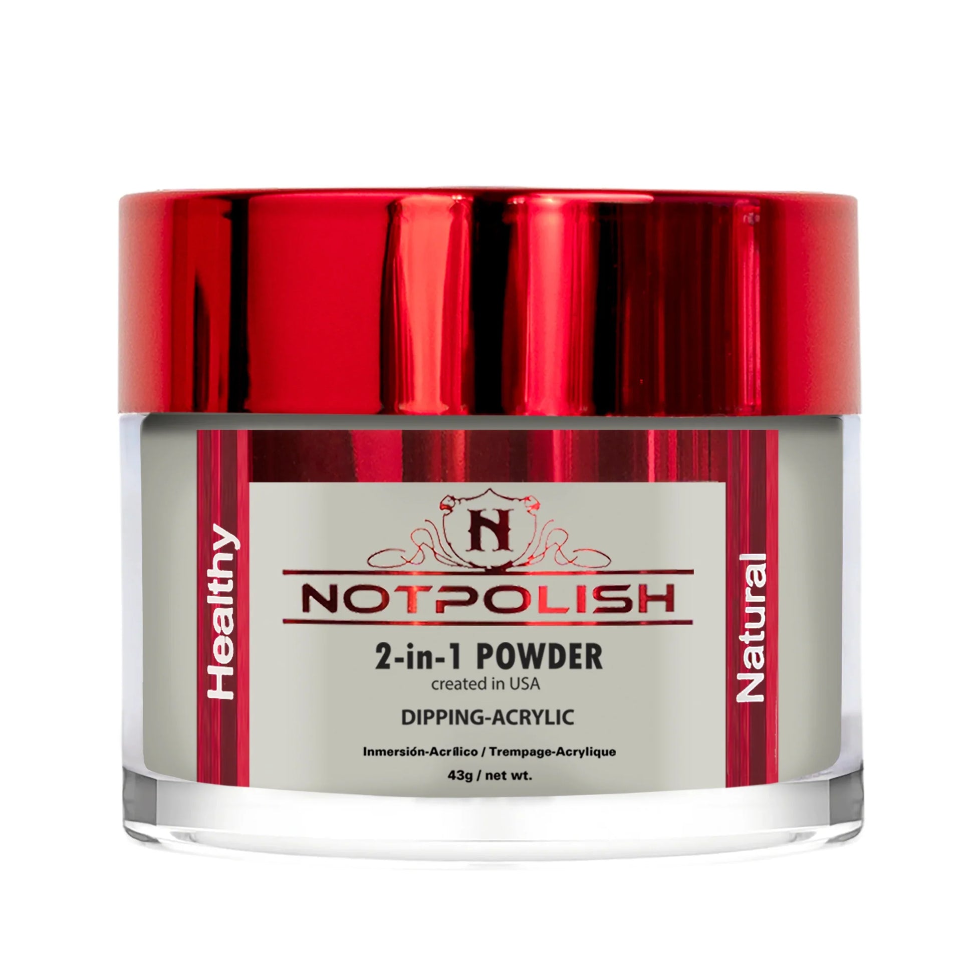 Notpolish 2 in 1 powder - og201 greyed out 2 oz - acrylic