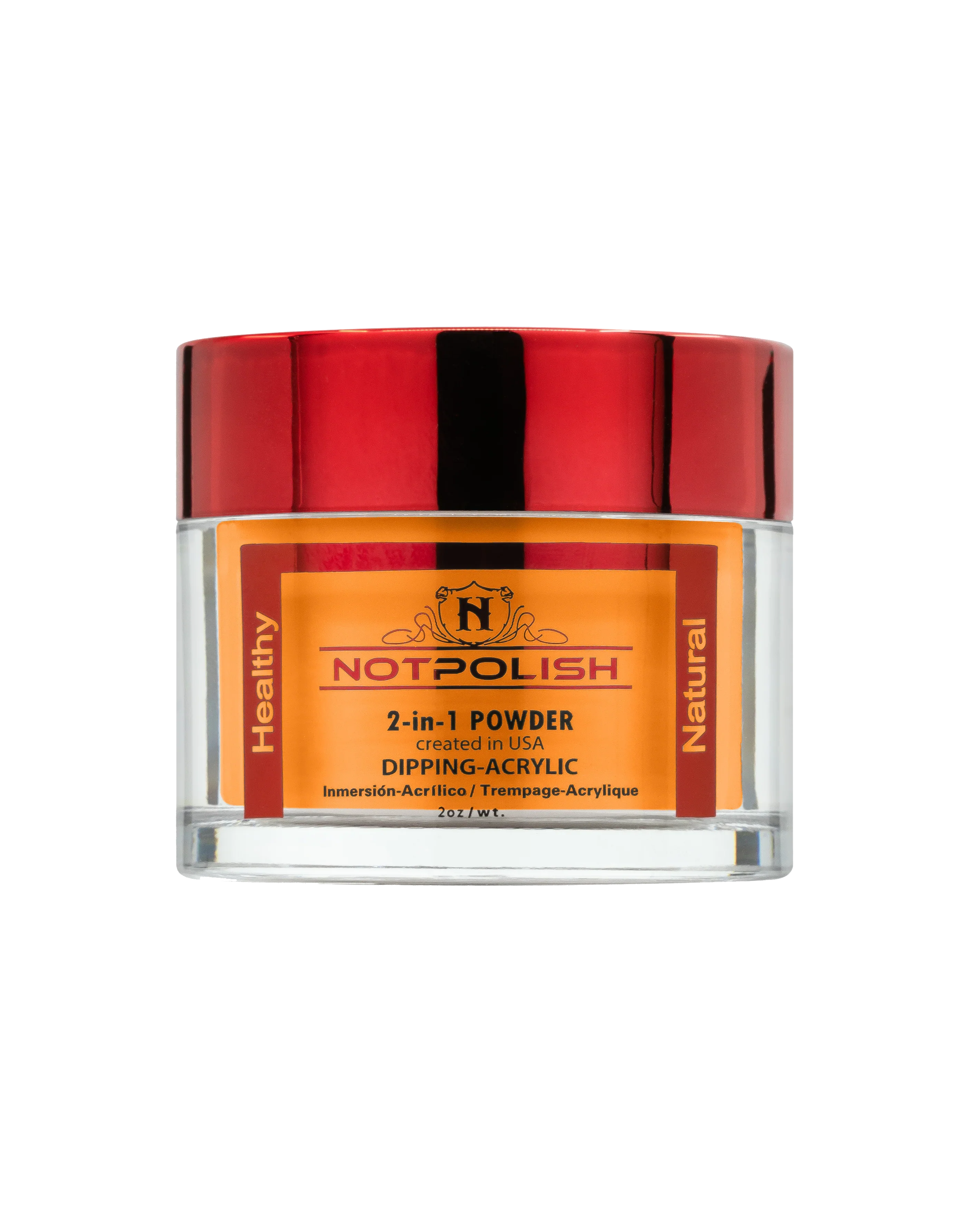 Notpolish 2 in 1 powder - og223 orange u cute - dip polish