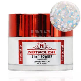 NOTPOLISH 2 in 1 Powder - OMG 13 Starlight - 1 oz