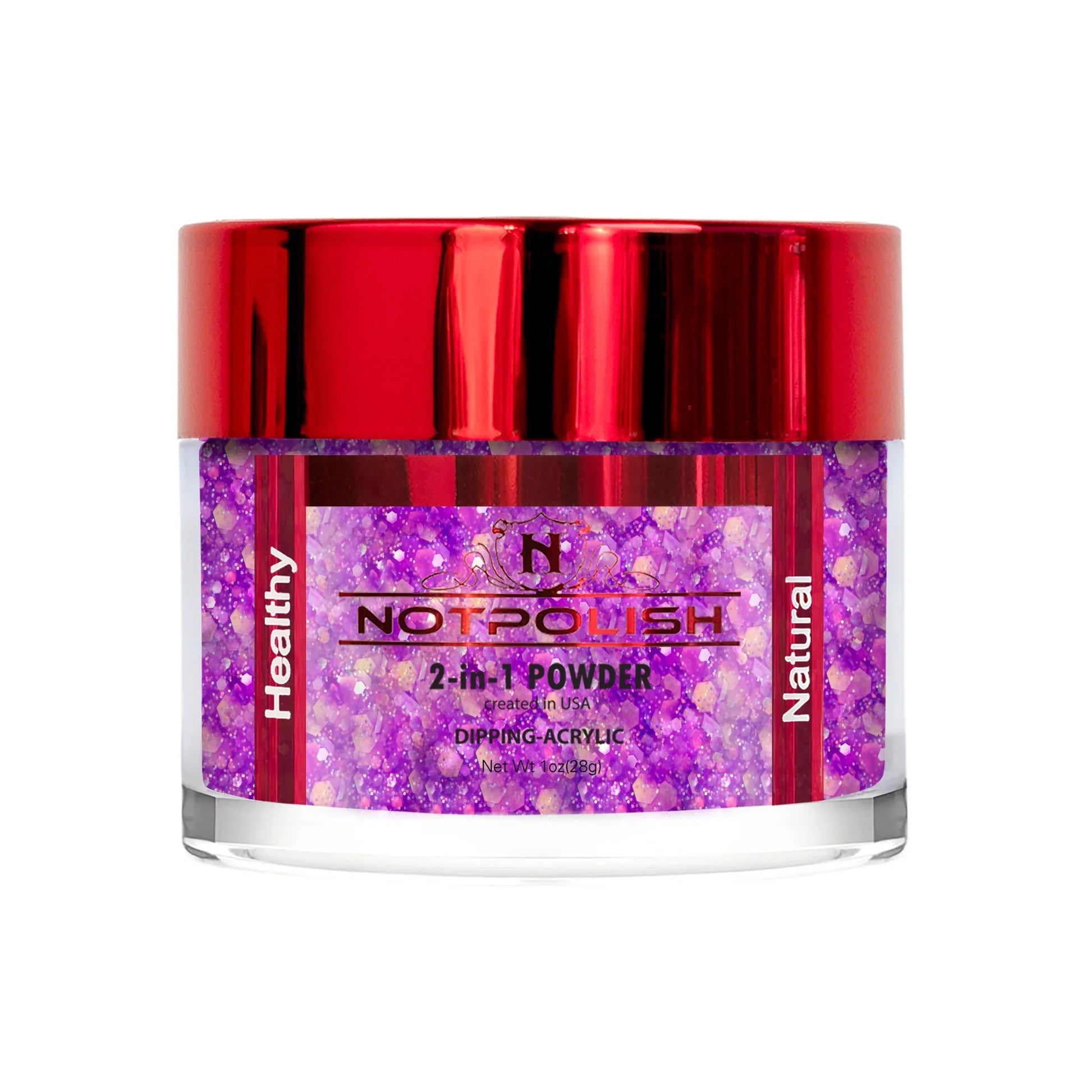 NOTPOLISH 2 in 1 Powder - OMG 17 Peri-twinkle - 1 oz
