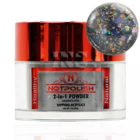 NOTPOLISH 2 in 1 Powder - OMG 18 Black Magic - 1 oz -