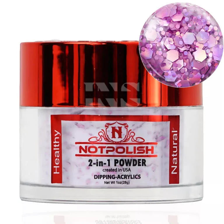 NOTPOLISH 2 in 1 Powder - OMG 34 Train Wreck - 1 oz -