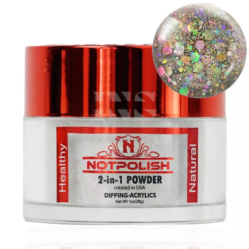 NOTPOLISH 2 in 1 Powder - OMG 36 Disco Babe - 1 oz