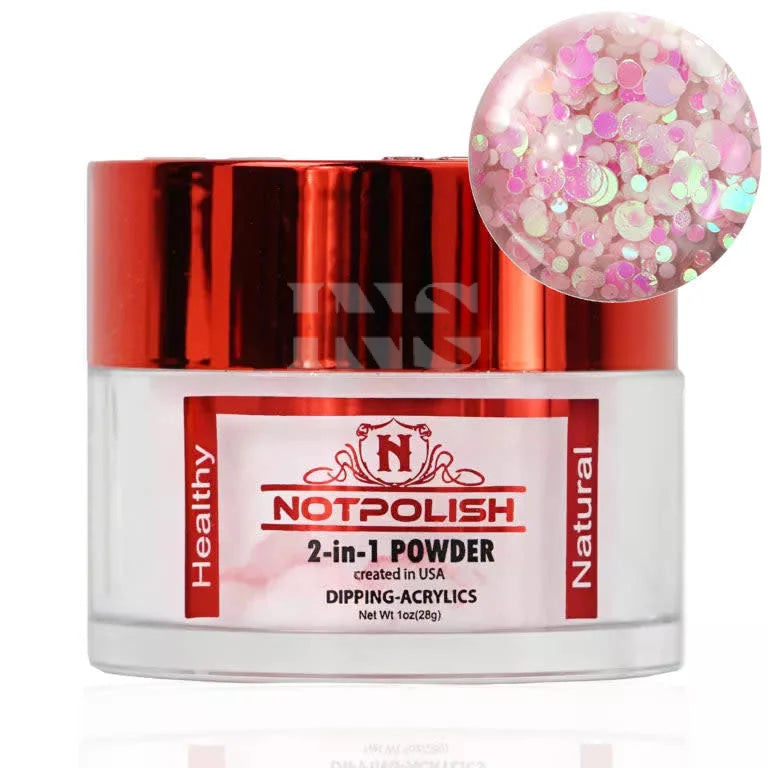 NOTPOLISH 2 in 1 Powder - OMG 39 Frosty - 1 oz - Acrylic Dip