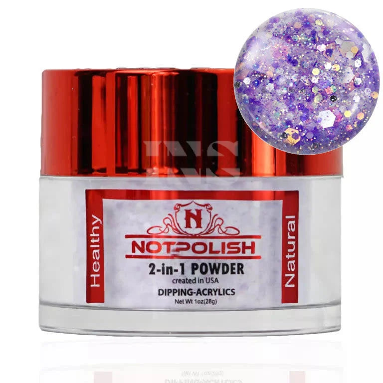 NOTPOLISH 2 in 1 Powder - OMG 41 Snow Bunny - 1 oz - Acrylic