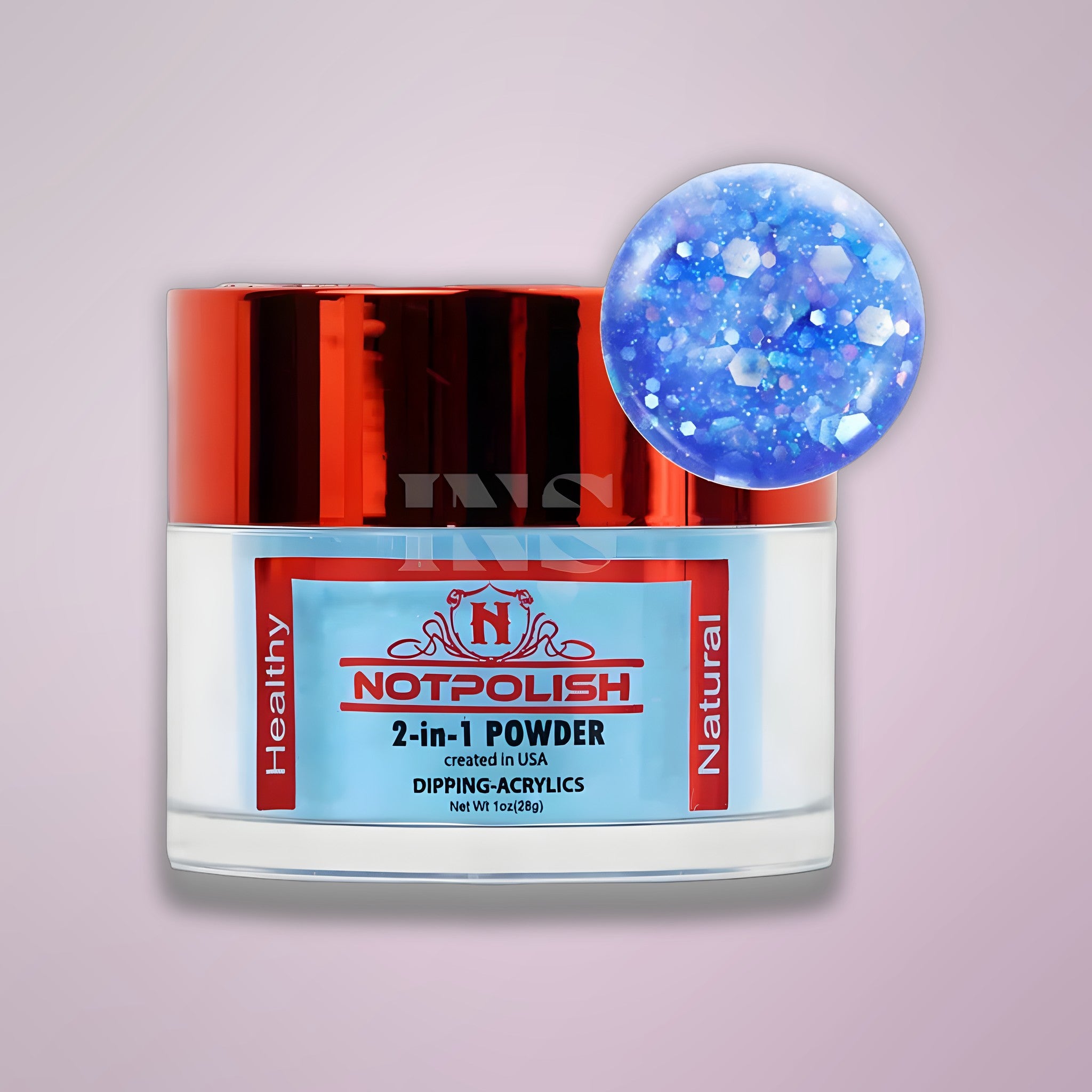 NOTPOLISH 2 in 1 Powder - OMG 08 Sparks Fly - 1 oz