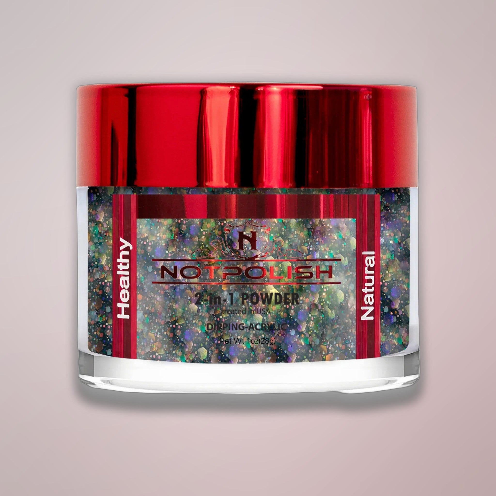 NOTPOLISH 2 in 1 Powder - OMG 18 Black Magic - 1 oz