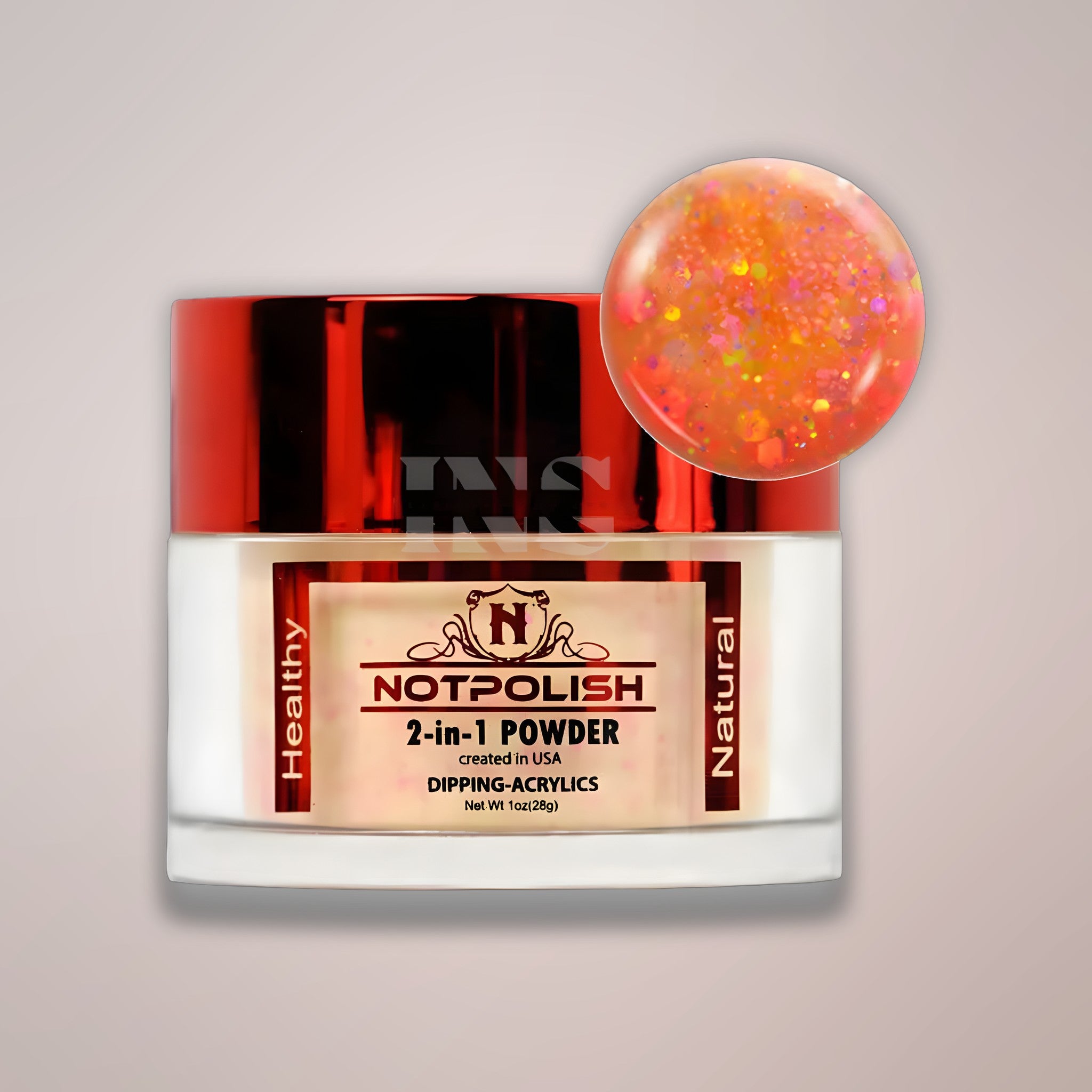 NOTPOLISH 2 in 1 Powder - OMG 25 Stupid Cupid - 1 oz