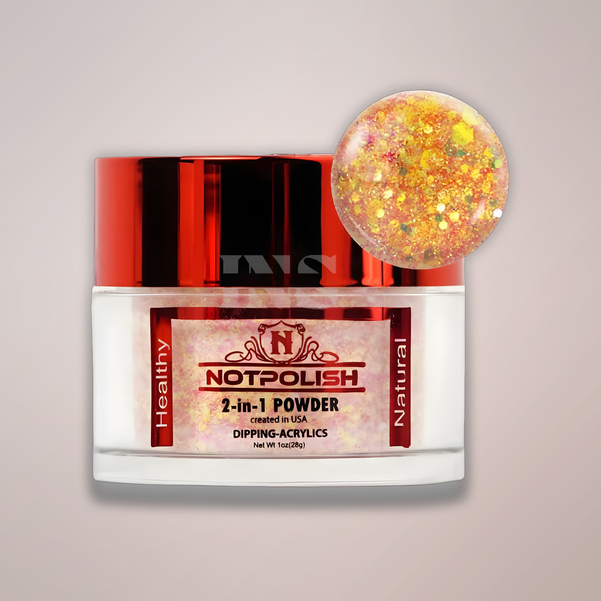NOTPOLISH 2 in 1 Powder - OMG 28 Glim & Proper - 1 oz