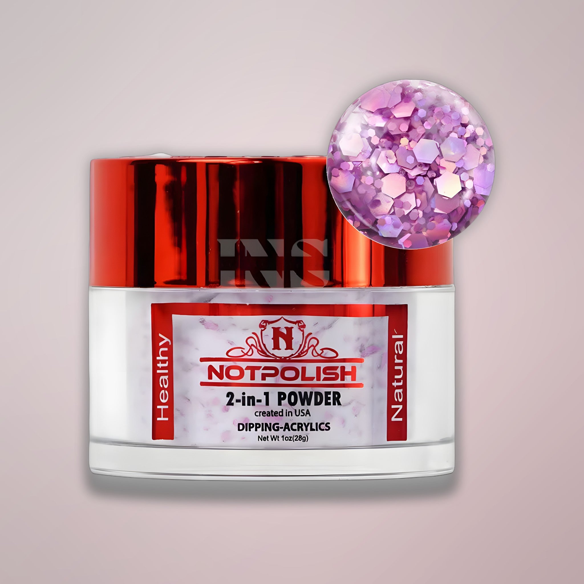 NOTPOLISH 2 in 1 Powder - OMG 34 Train Wreck - 1 oz