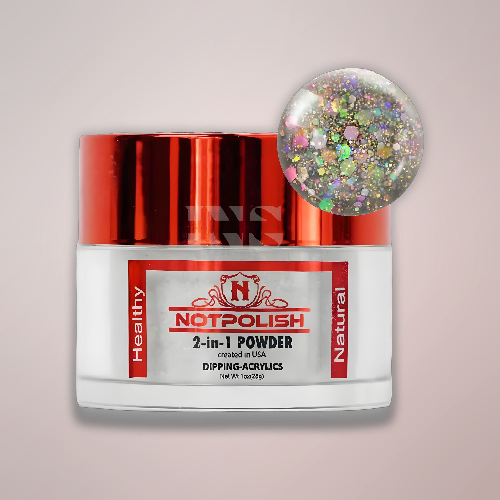 NOTPOLISH 2 in 1 Powder - OMG 36 Disco Babe - 1 oz