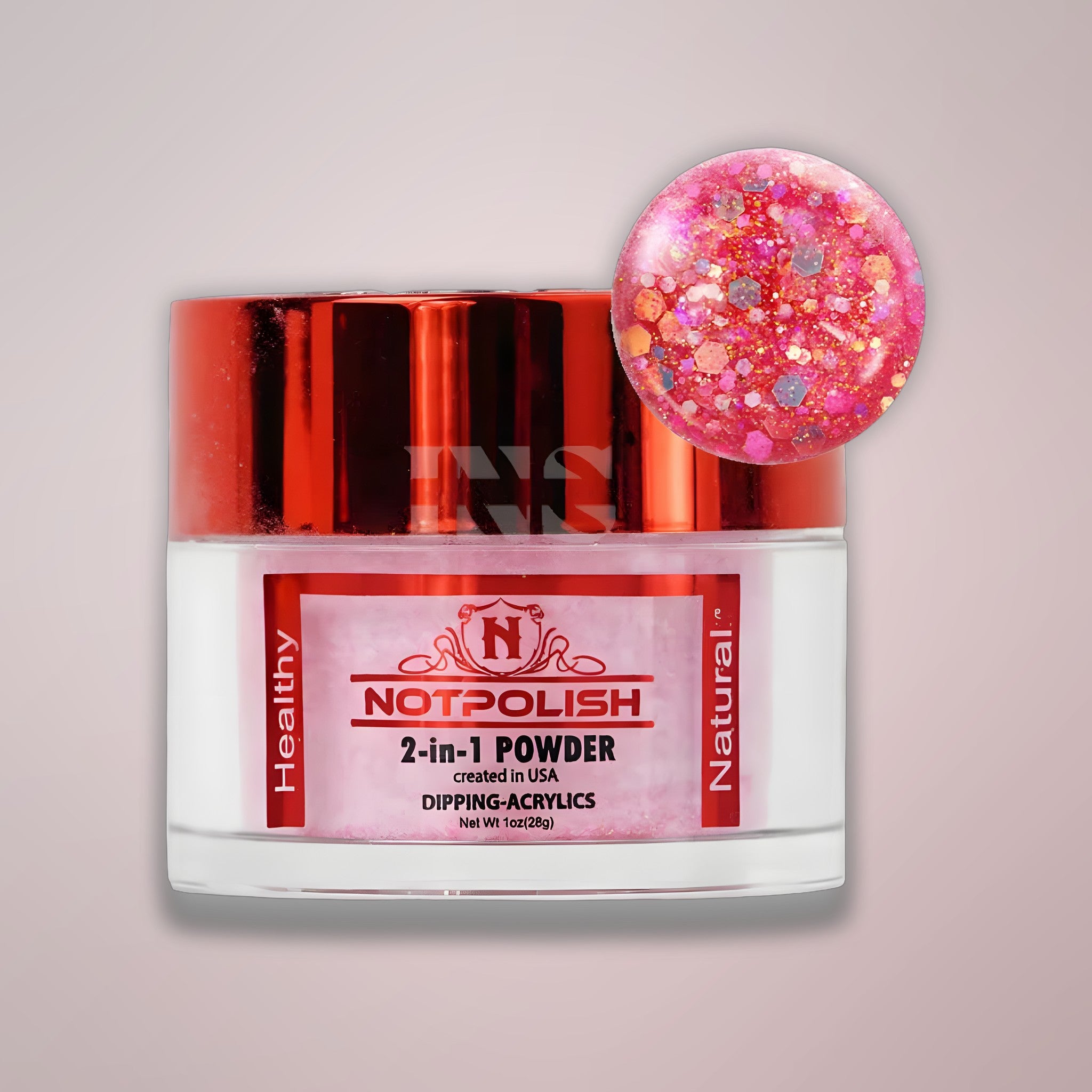 NOTPOLISH 2 in 1 Powder - OMG 37 Lovers & Friends - 1 oz
