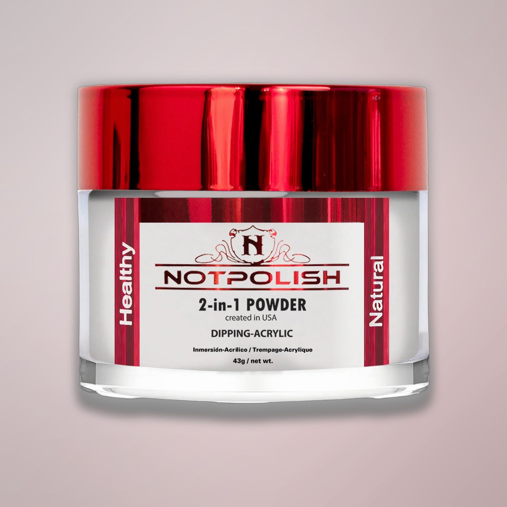 NOTPOLISH 2 in 1 Powder - G01 Purple White - 2 oz