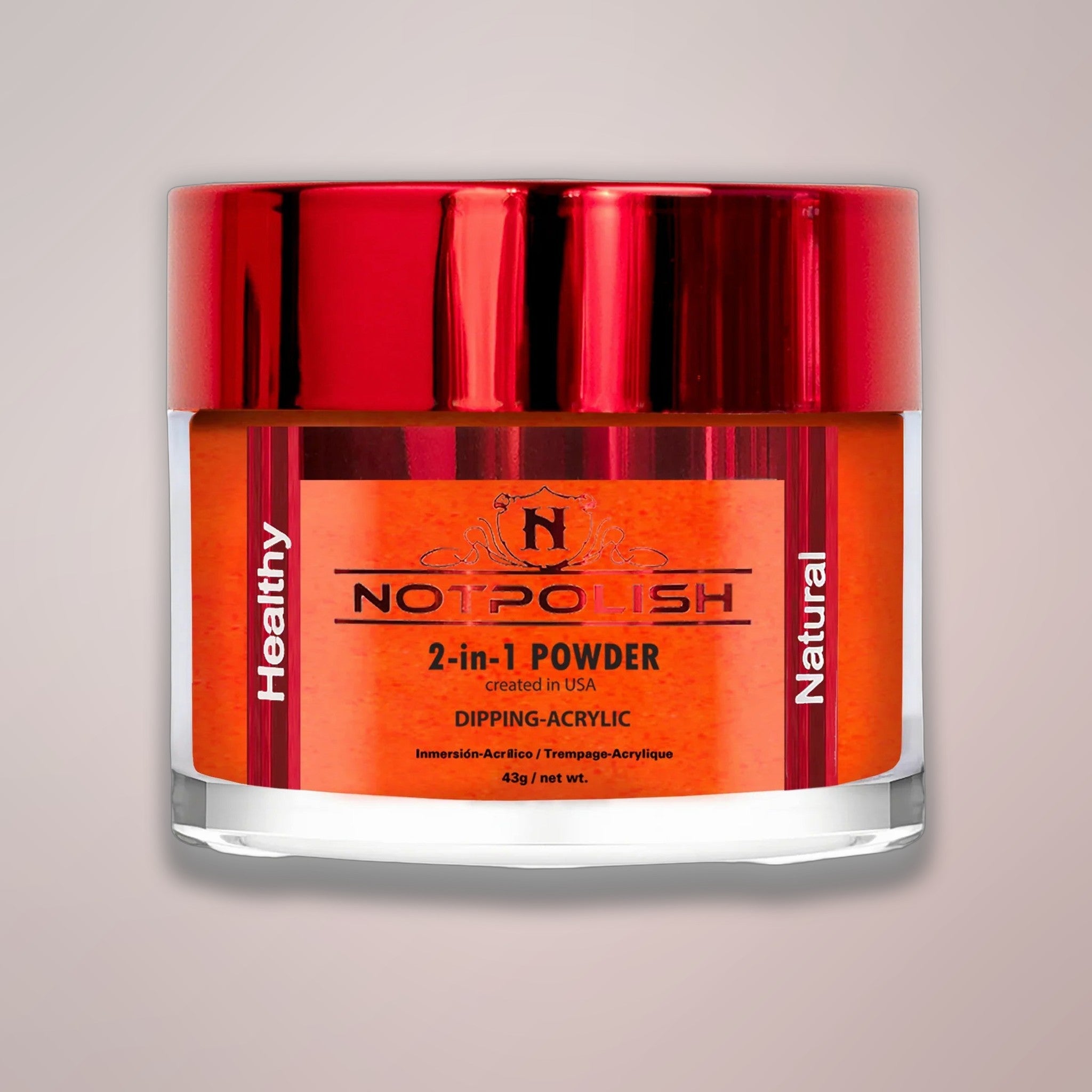 NOTPOLISH 2 in 1 Powder - G03 Neon Orange - 2 oz