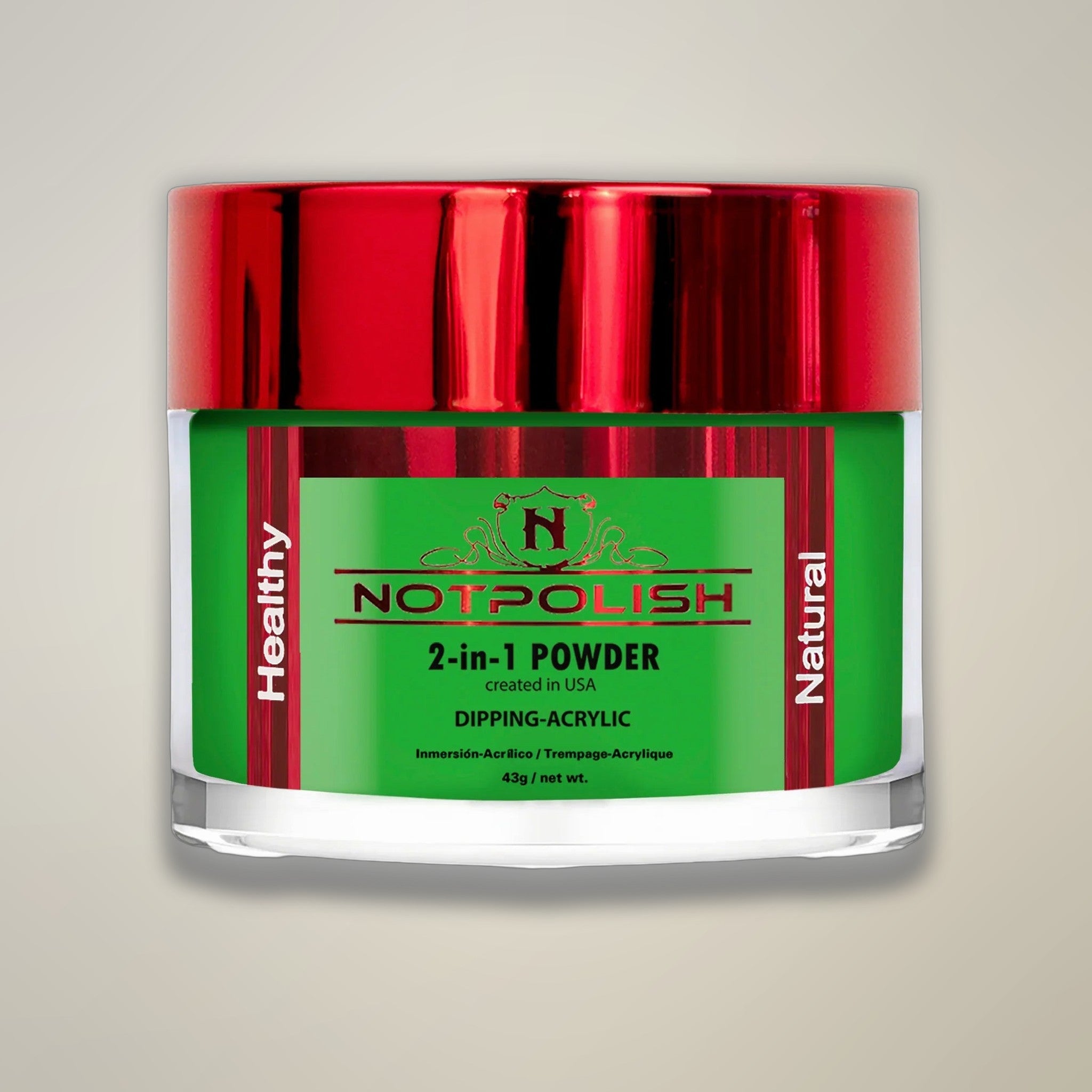 NOTPOLISH 2 in 1 Powder - M12 Feeling Lucky - 2 oz