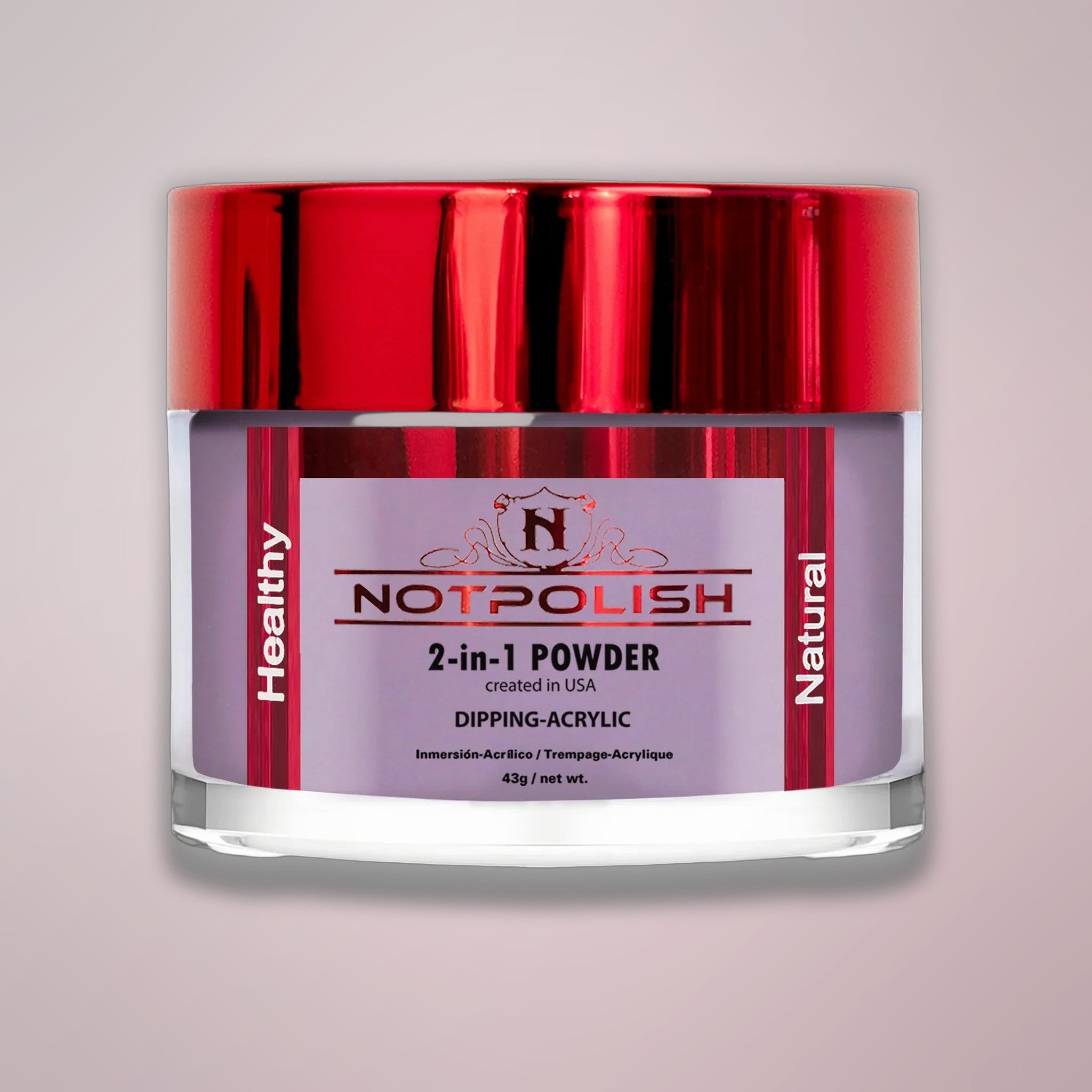 NOTPOLISH 2 in 1 Powder - M124 Berry Irresistible - 2 oz