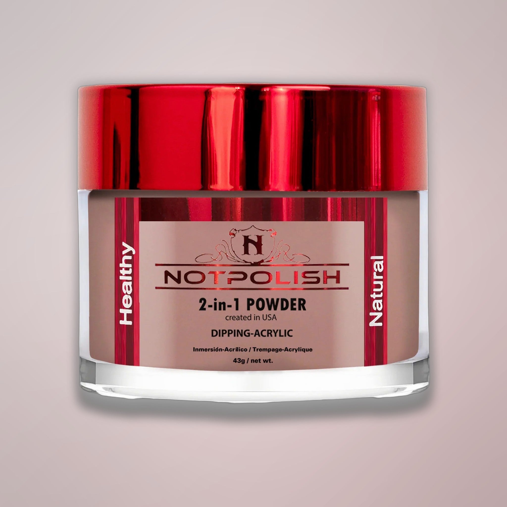 NOTPOLISH 2 in 1 Powder - M68 Peeky Nude - 2 oz