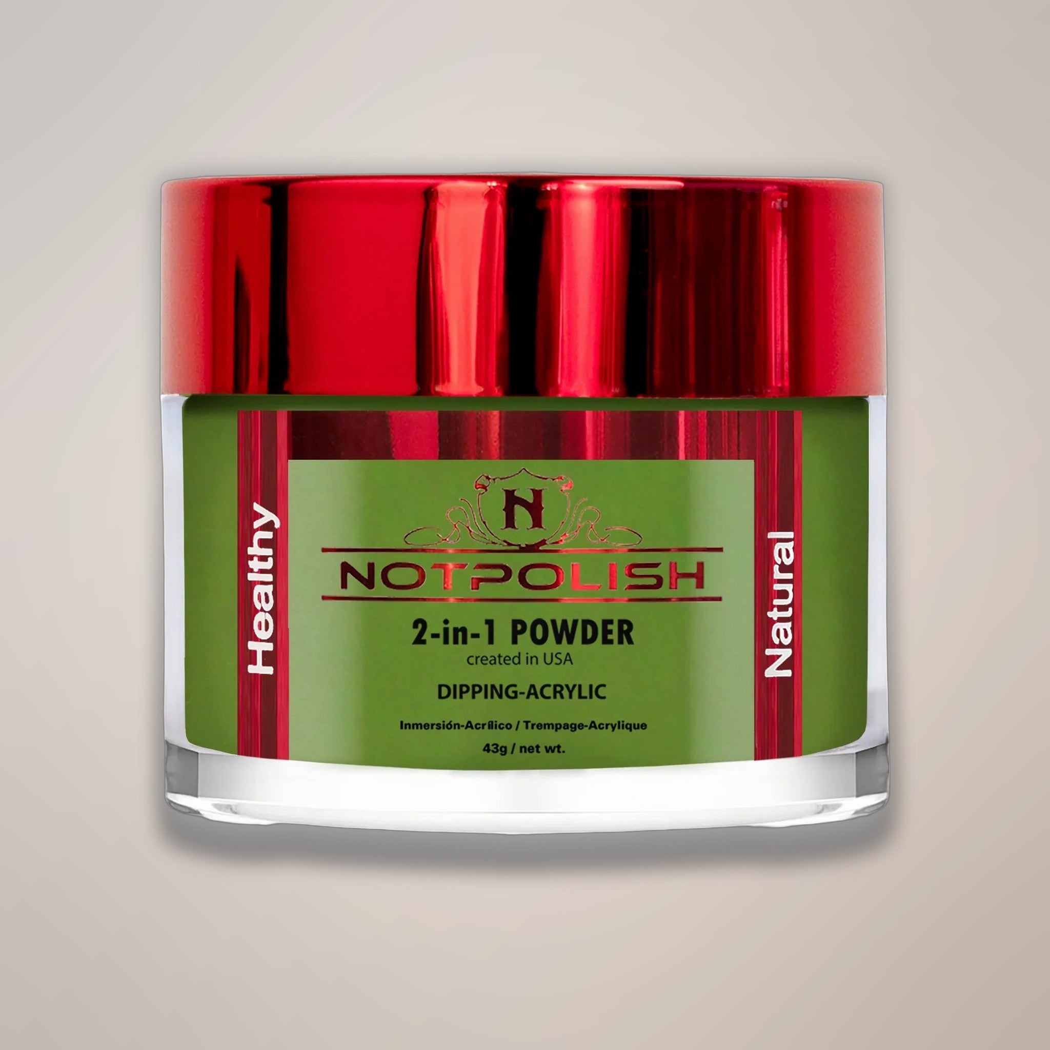 NOTPOLISH 2 in 1 Powder - M69 Green Envy - 2 oz