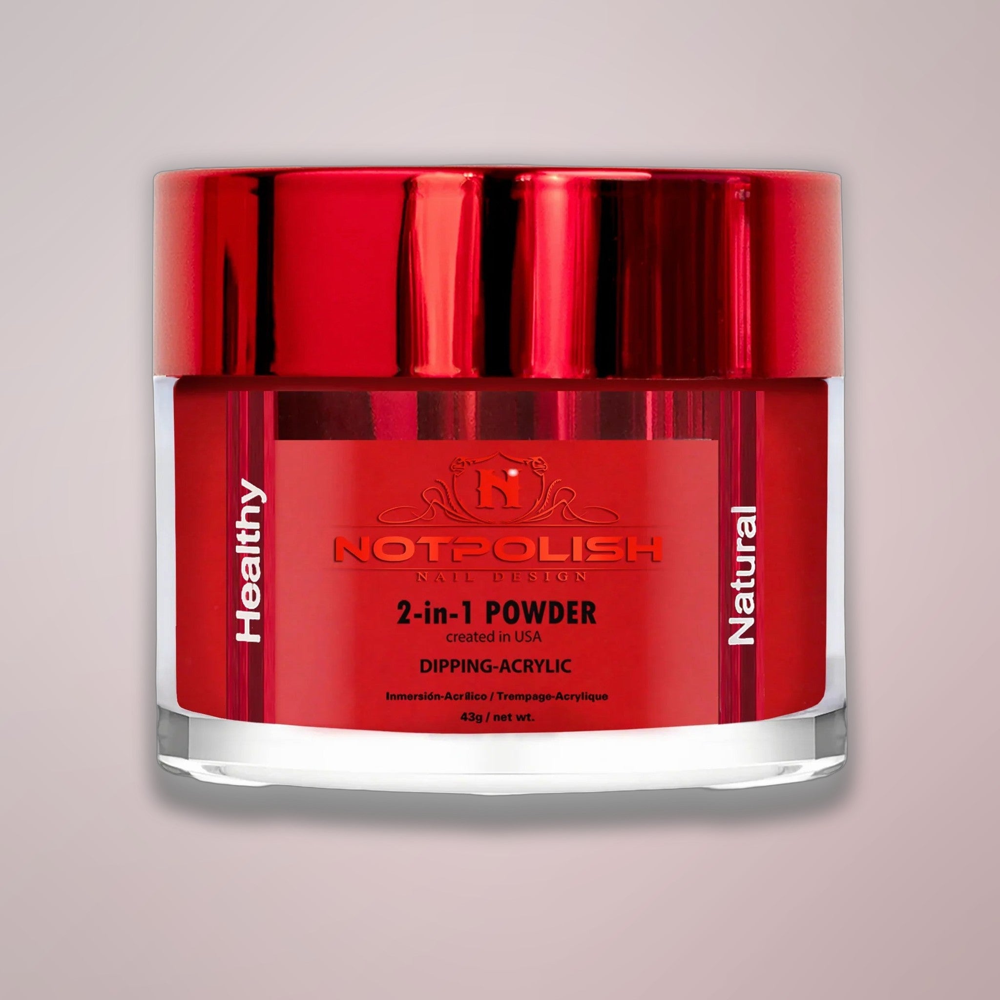 NOTPOLISH 2 in 1 Powder - M76 Red Cap - 2 oz