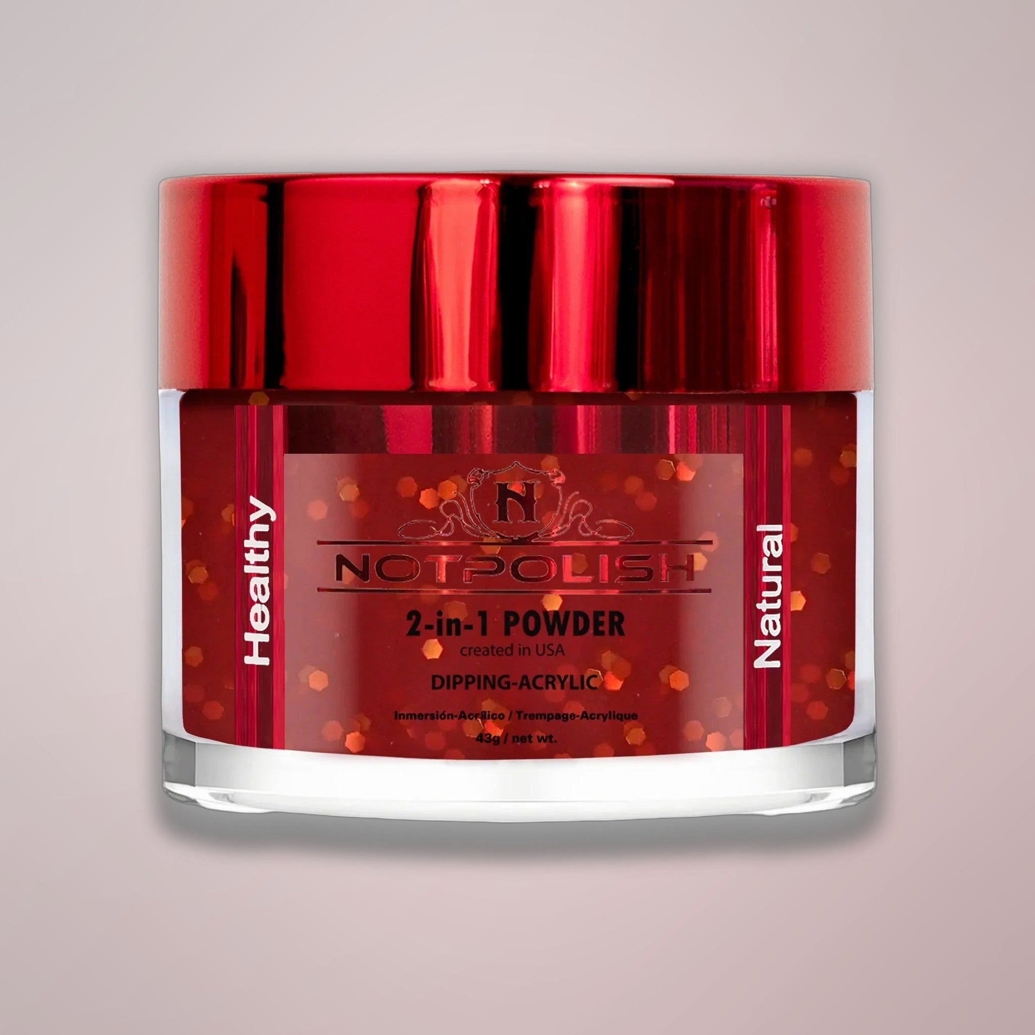 NOTPOLISH 2 in 1 Powder - M82  Hot Tamale - 2 oz
