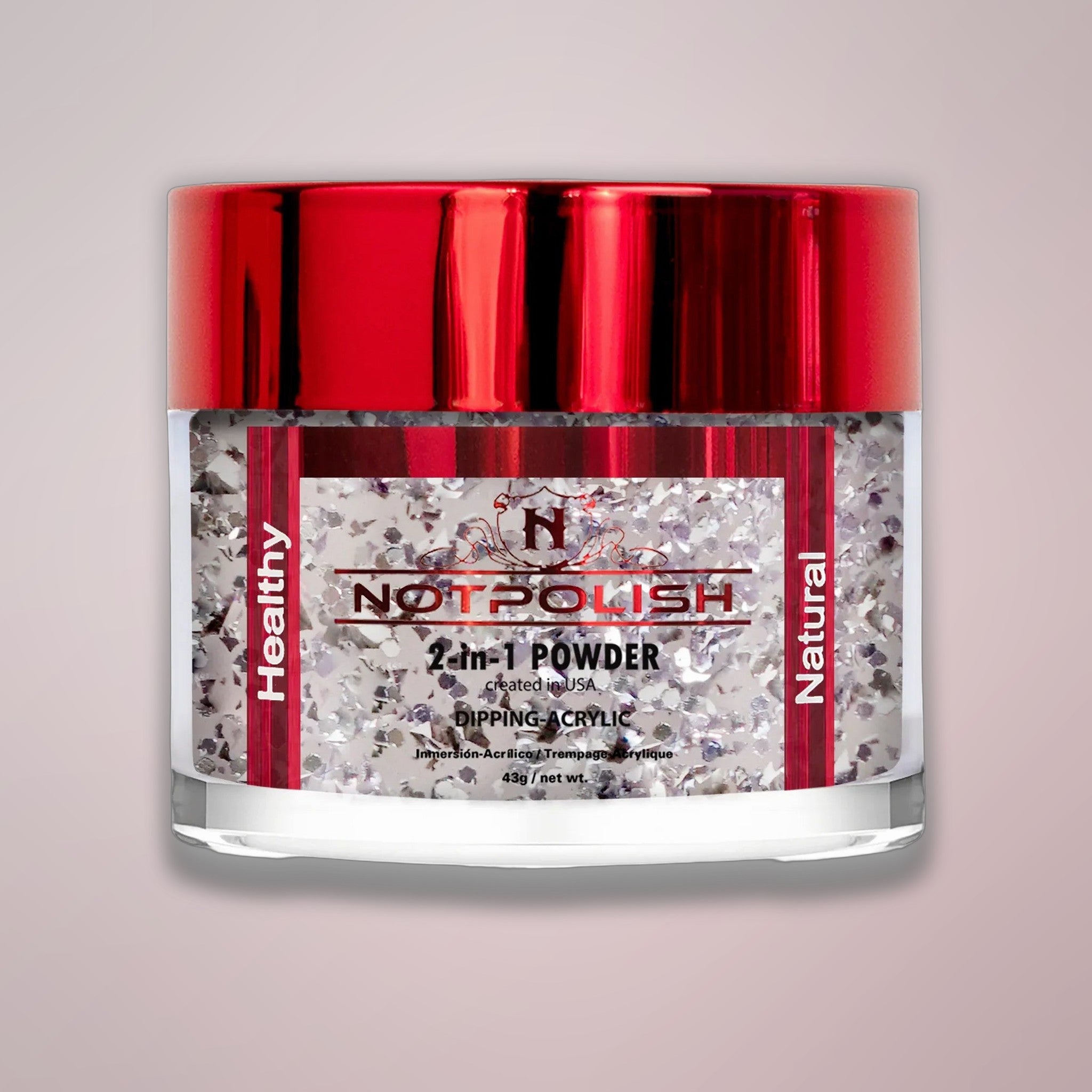 NOTPOLISH 2 in 1 Powder - M84 Ice Castle - 2 oz