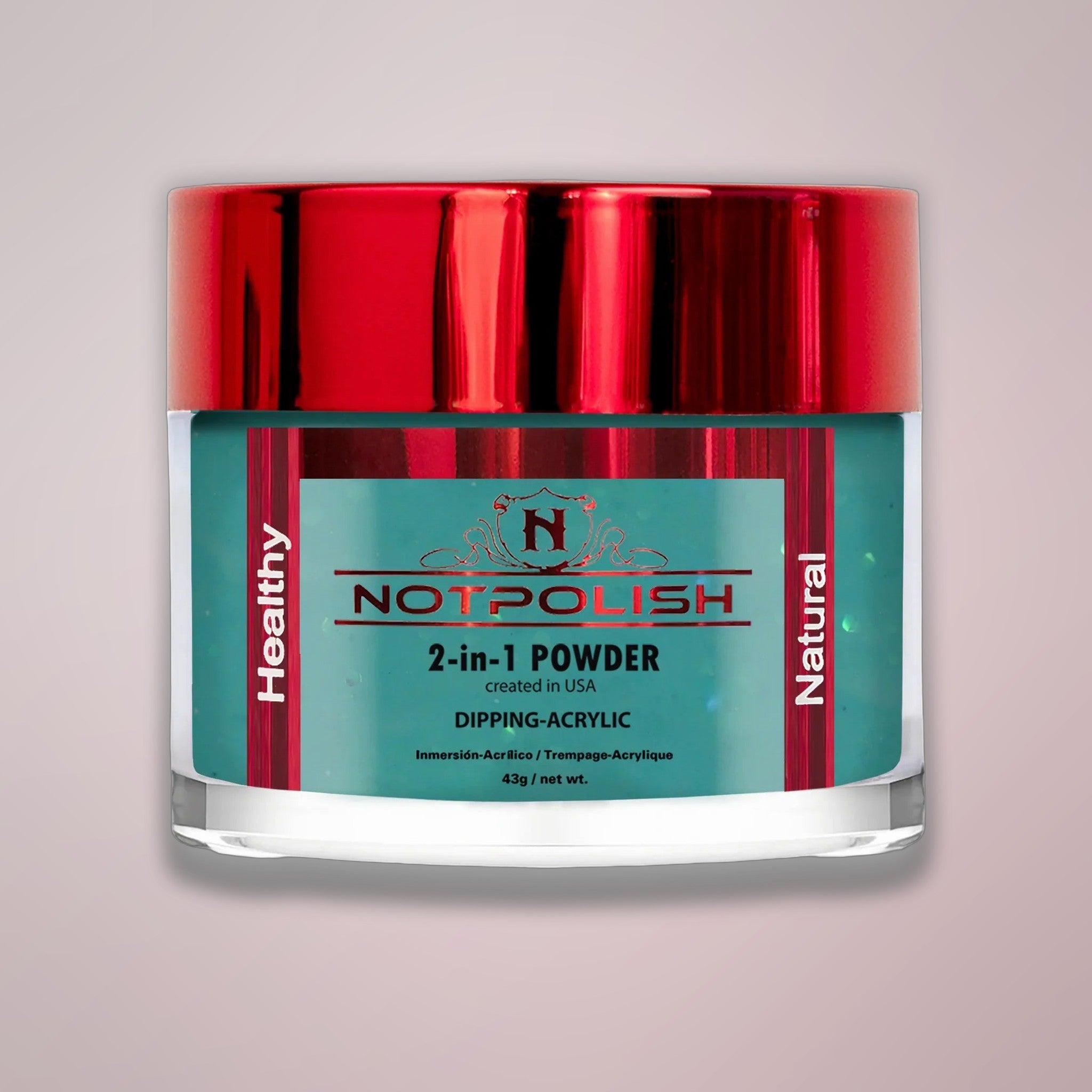 NOTPOLISH 2 in 1 Powder - M97 Pleasant Teal - 2 oz