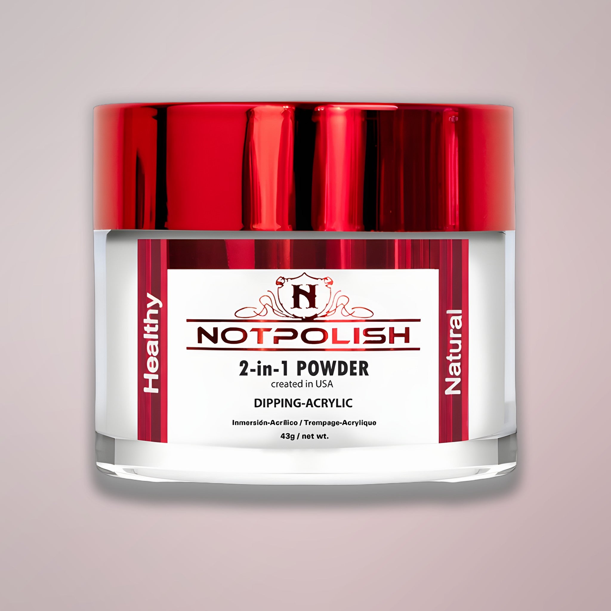 NOTPOLISH 2 in 1 Powder - OG01 CLEAR - 2 oz