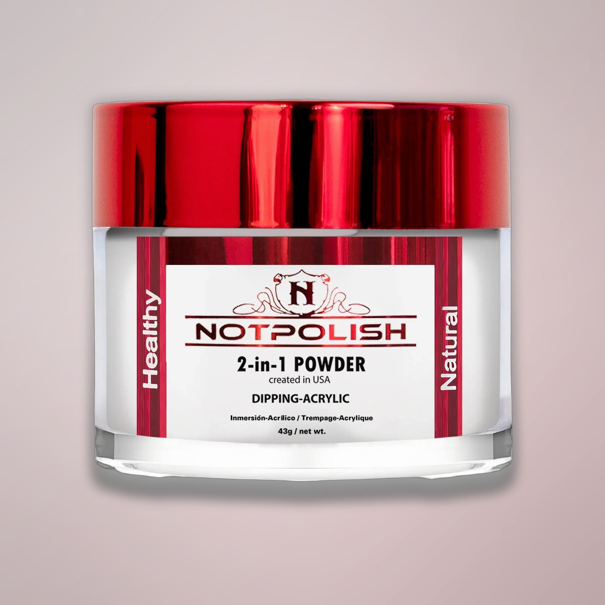 NOTPOLISH 2 in 1 Powder - OG02 White - 2 oz