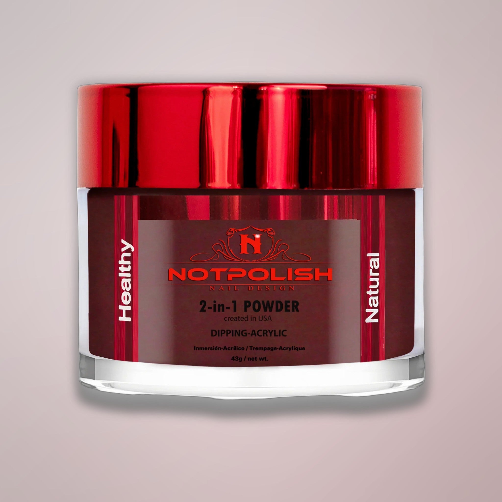 NOTPOLISH 2 in 1 Powder - OG112 Wine and Dine - 2 oz