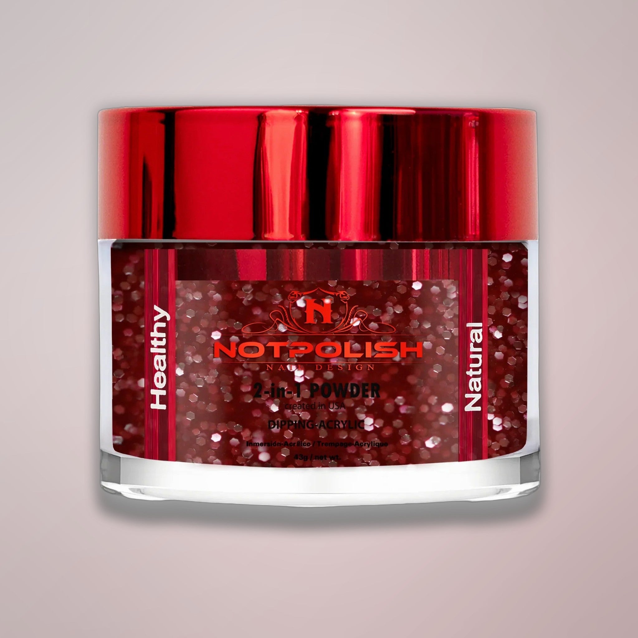 NOTPOLISH 2 in 1 Powder - OG169 Rebel Pink - 2 oz