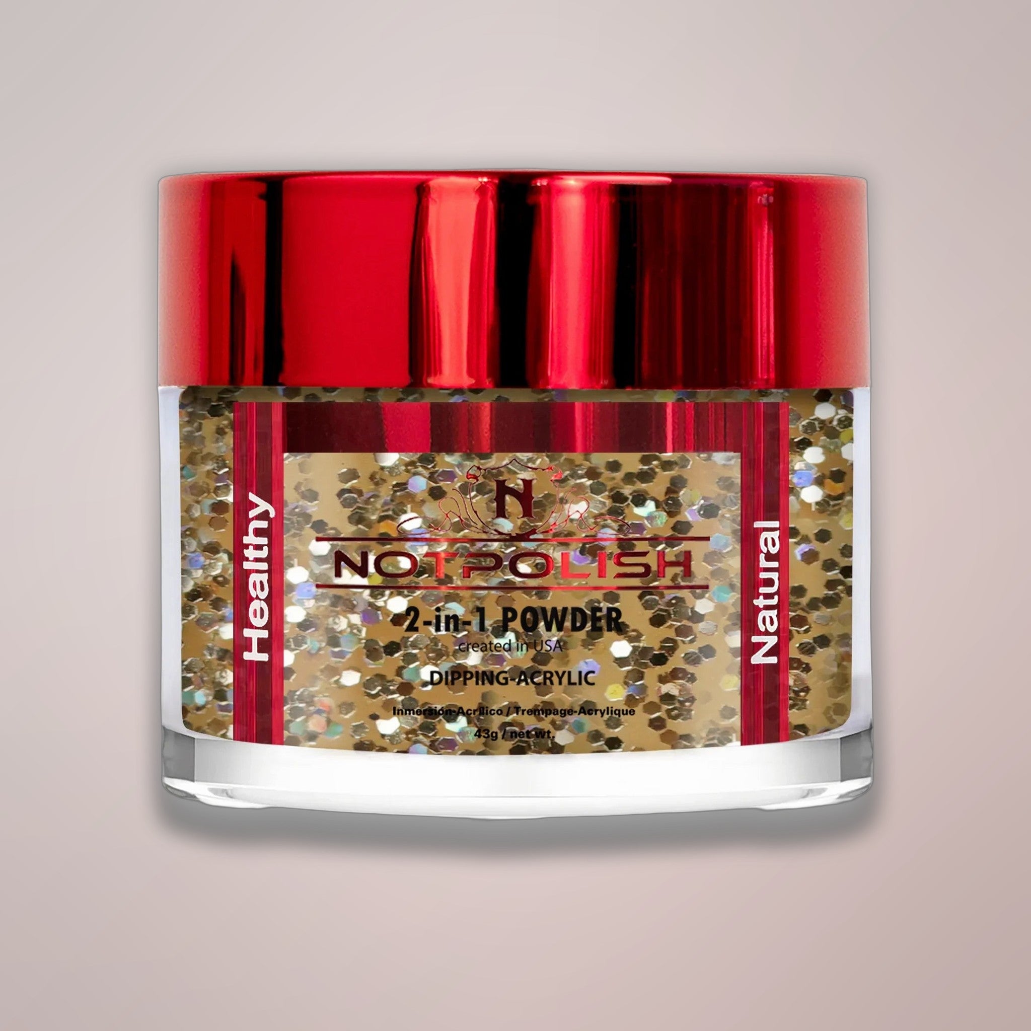 NOTPOLISH 2 in 1 Powder - OG171 Champagne Gold - 2 oz