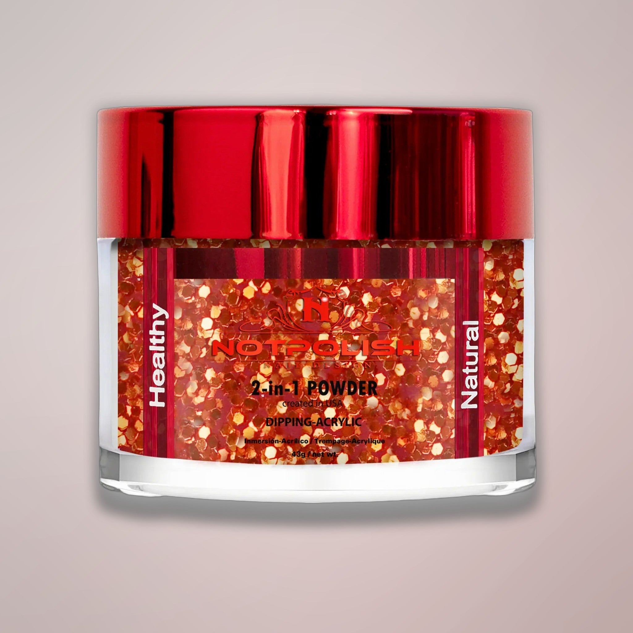 NOTPOLISH 2 in 1 Powder - OG176 Foxy Brown - 2 oz