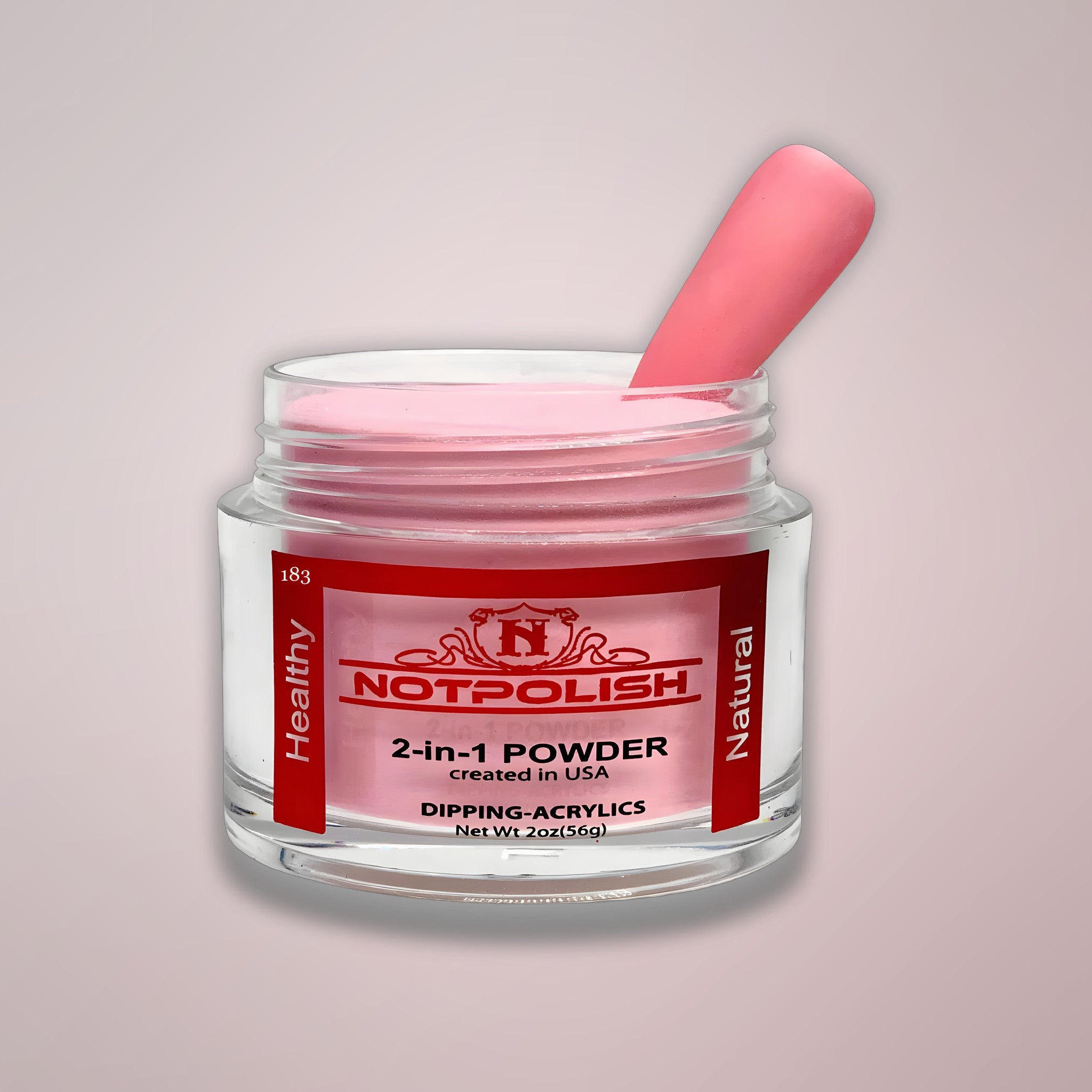NOTPOLISH 2 in 1 Powder - OG183 Pinky Promise - 2 oz
