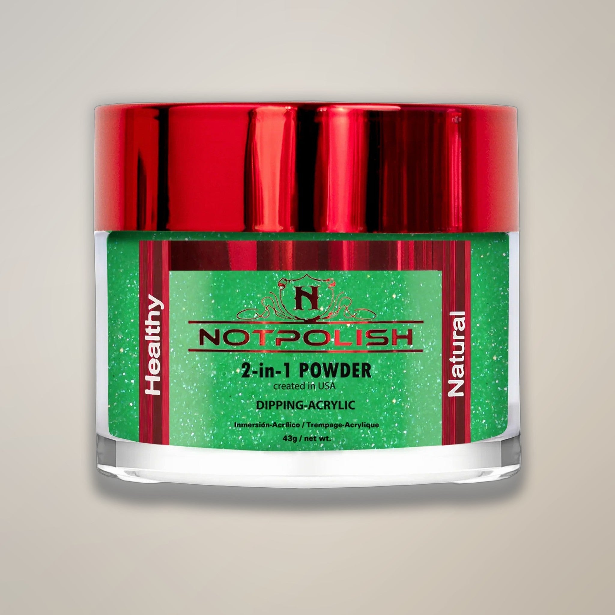 NOTPOLISH 2 in 1 Powder - OG186 My Commint-Mint - 2 oz