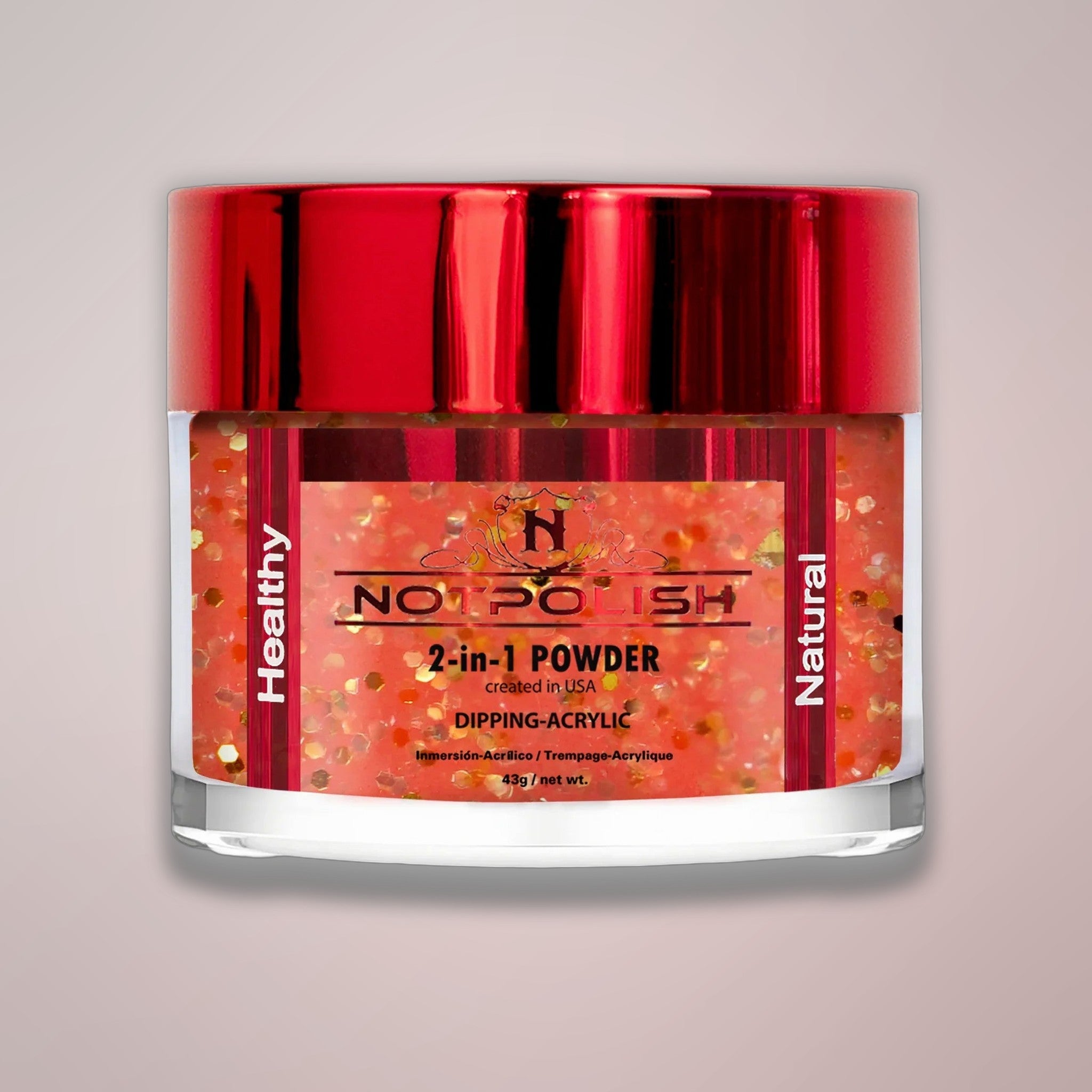 NOTPOLISH 2 in 1 Powder - OG189 All My Peaches - 2 oz
