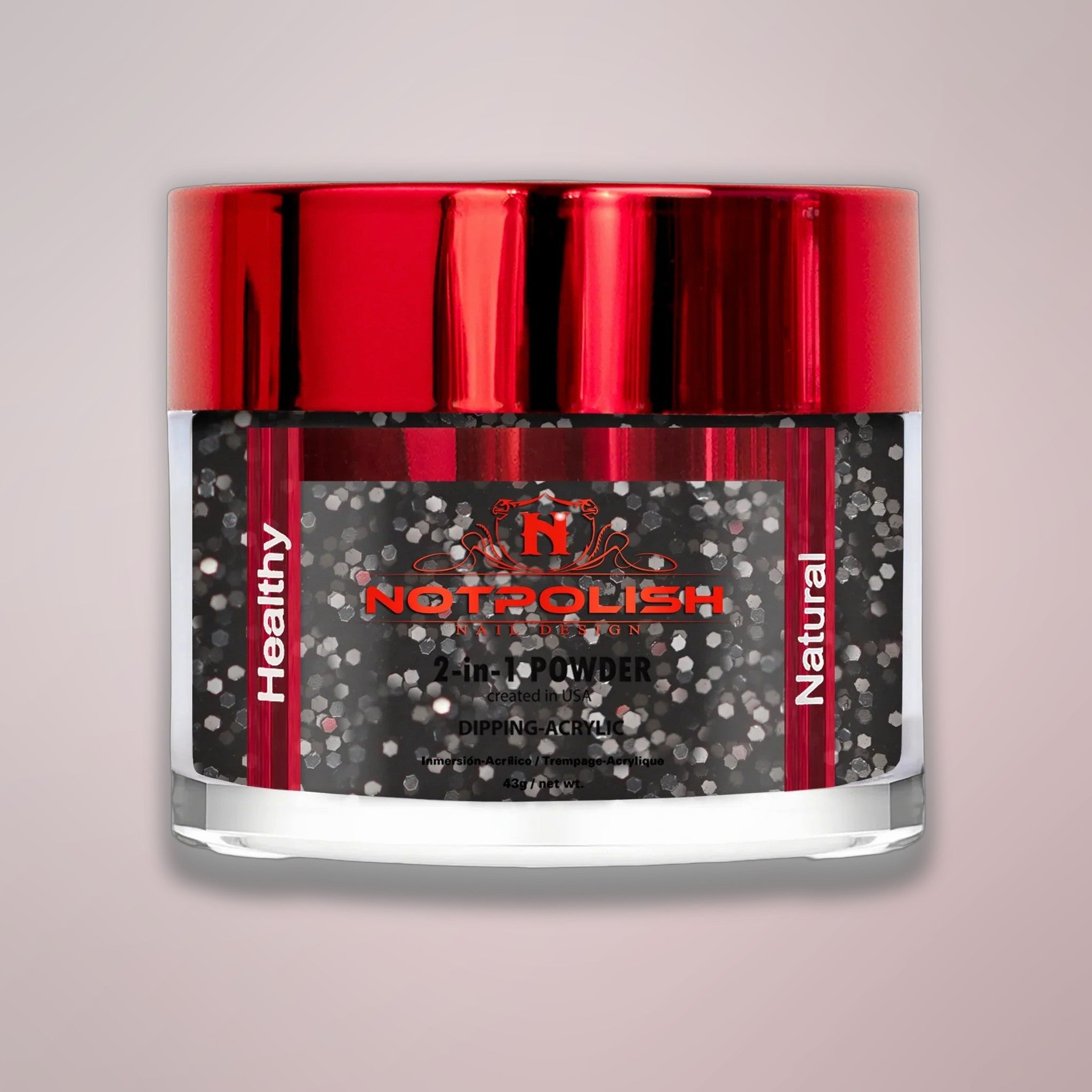 NOTPOLISH 2 in 1 Powder - OG193 Black Diamond - 2 oz