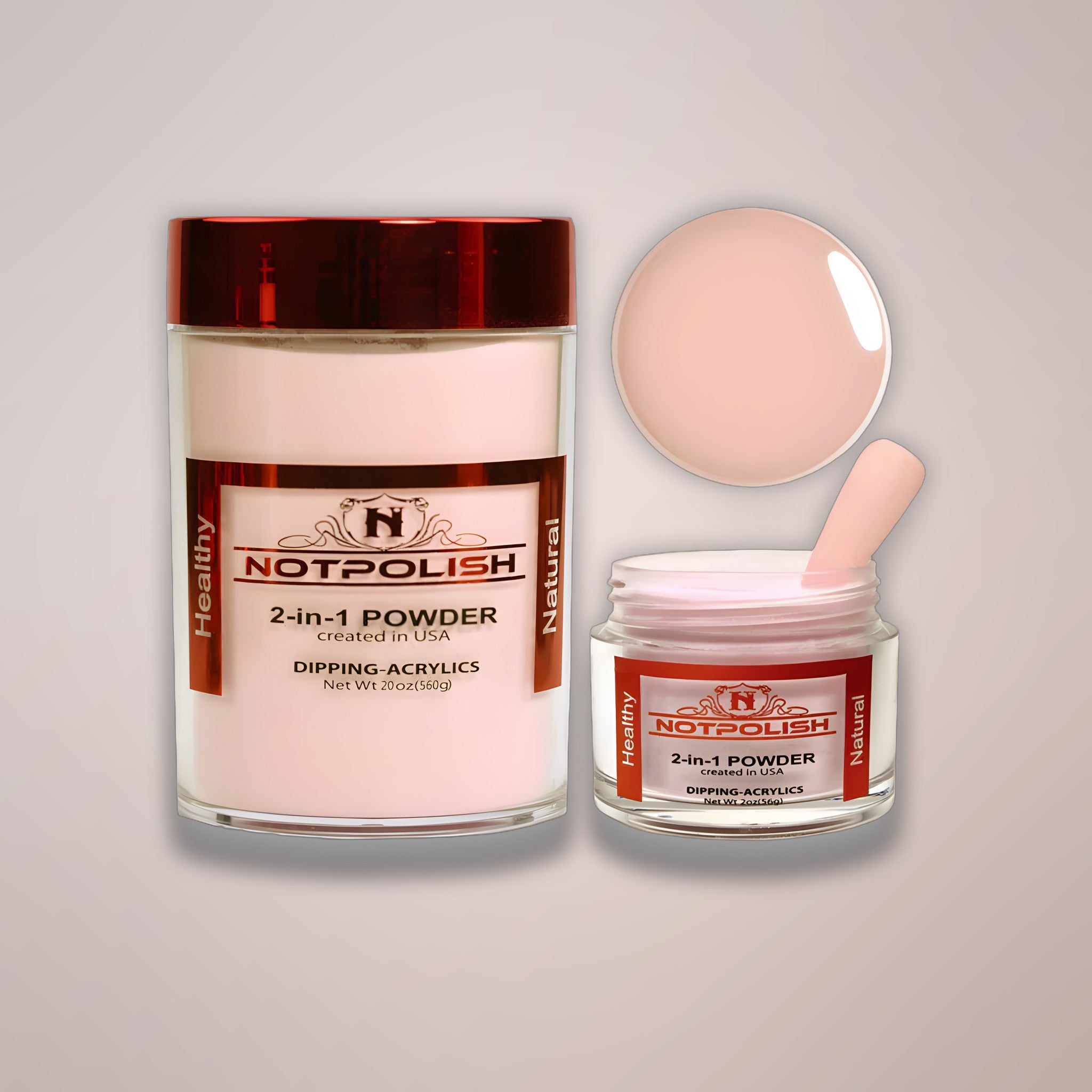 NOTPOLISH 2 in 1 Powder - 102 Nude Panther Refill - 16 oz