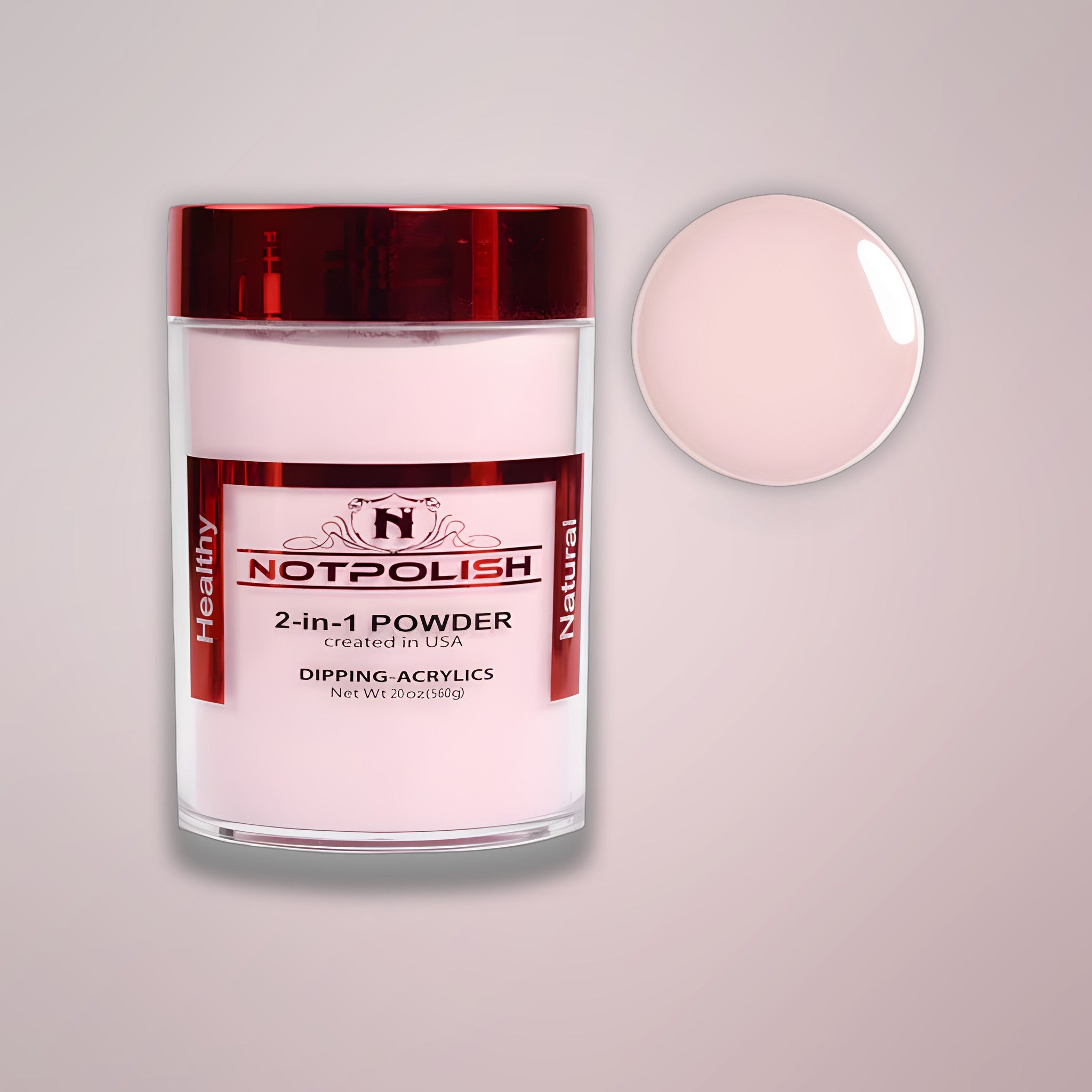 NOTPOLISH 2 in 1 Powder - Dark Pink Refill - 16 oz