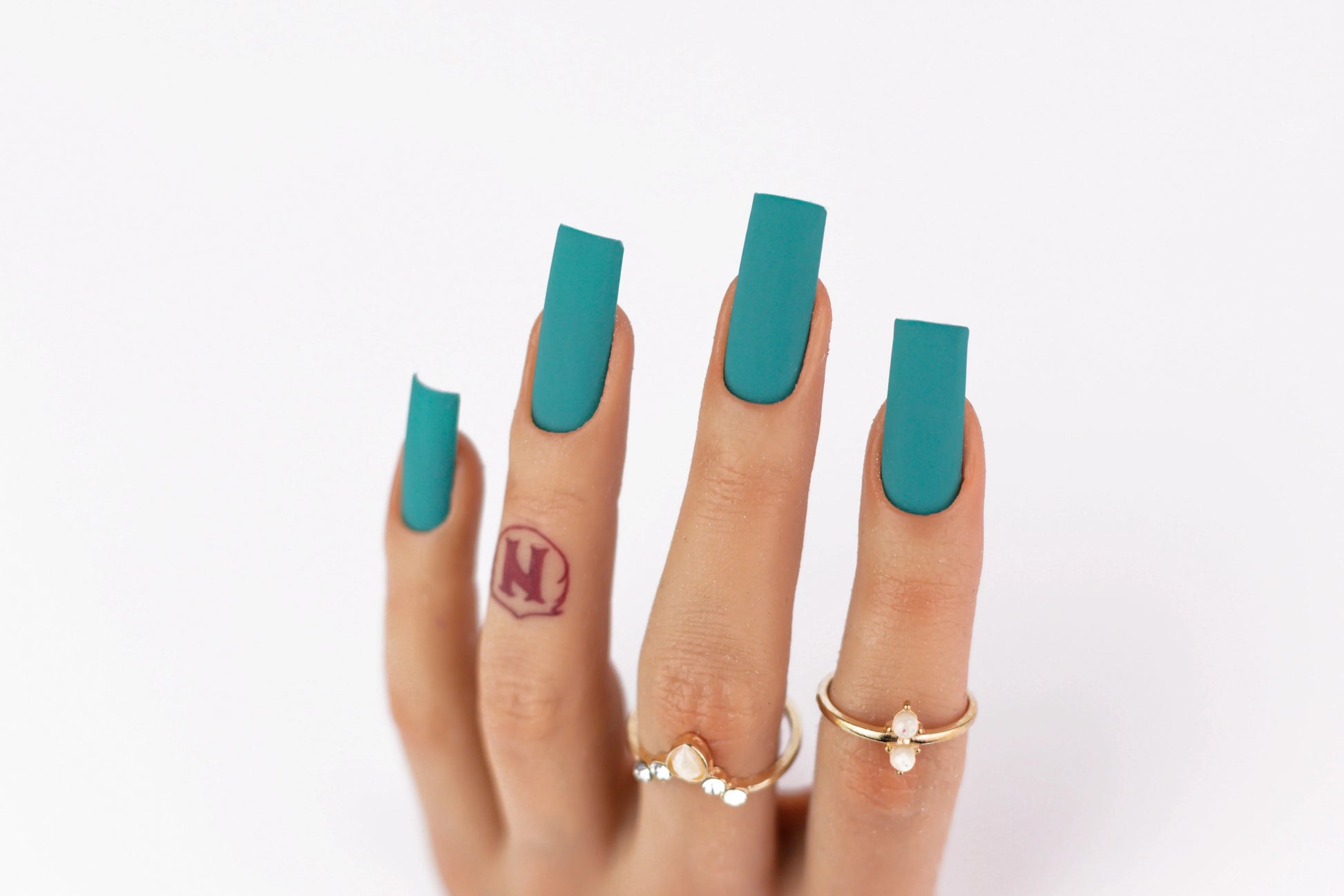 Notpolish duo - m106 i don’t kiss & teal - duo polish
