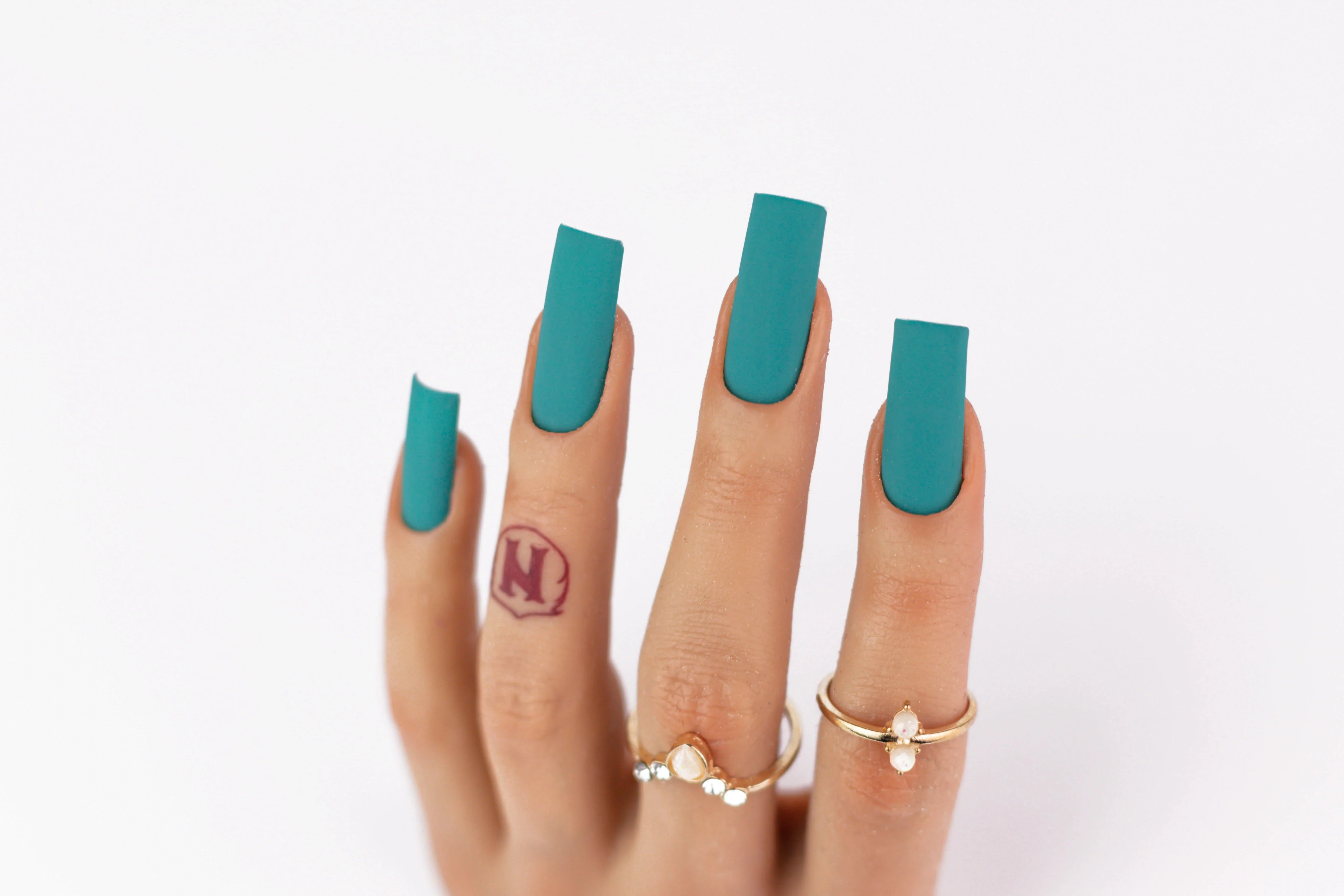 Notpolish duo - m106 i don’t kiss & teal - duo polish