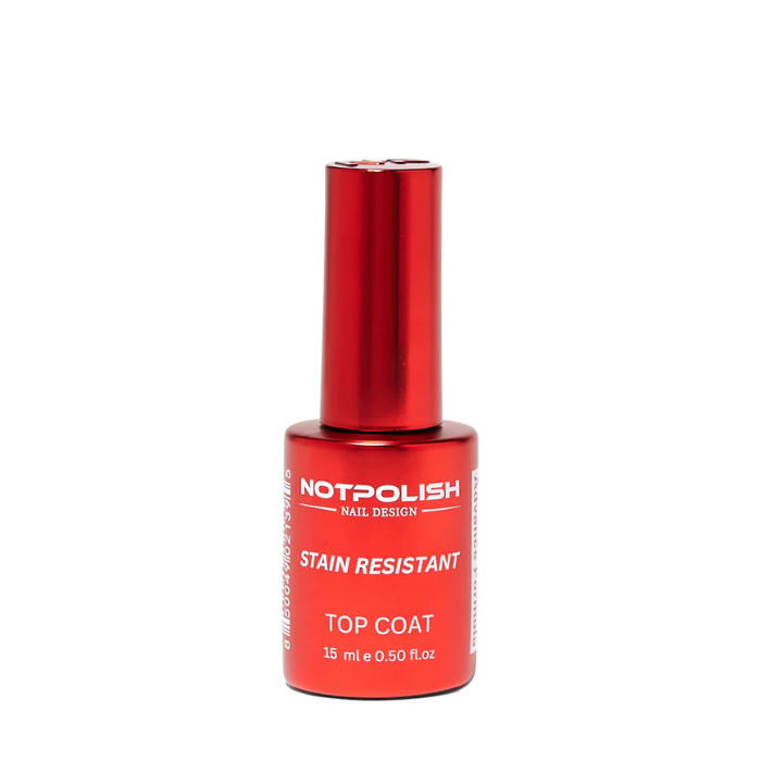 Notpolish stain resistant - top coat 15ml - top coat