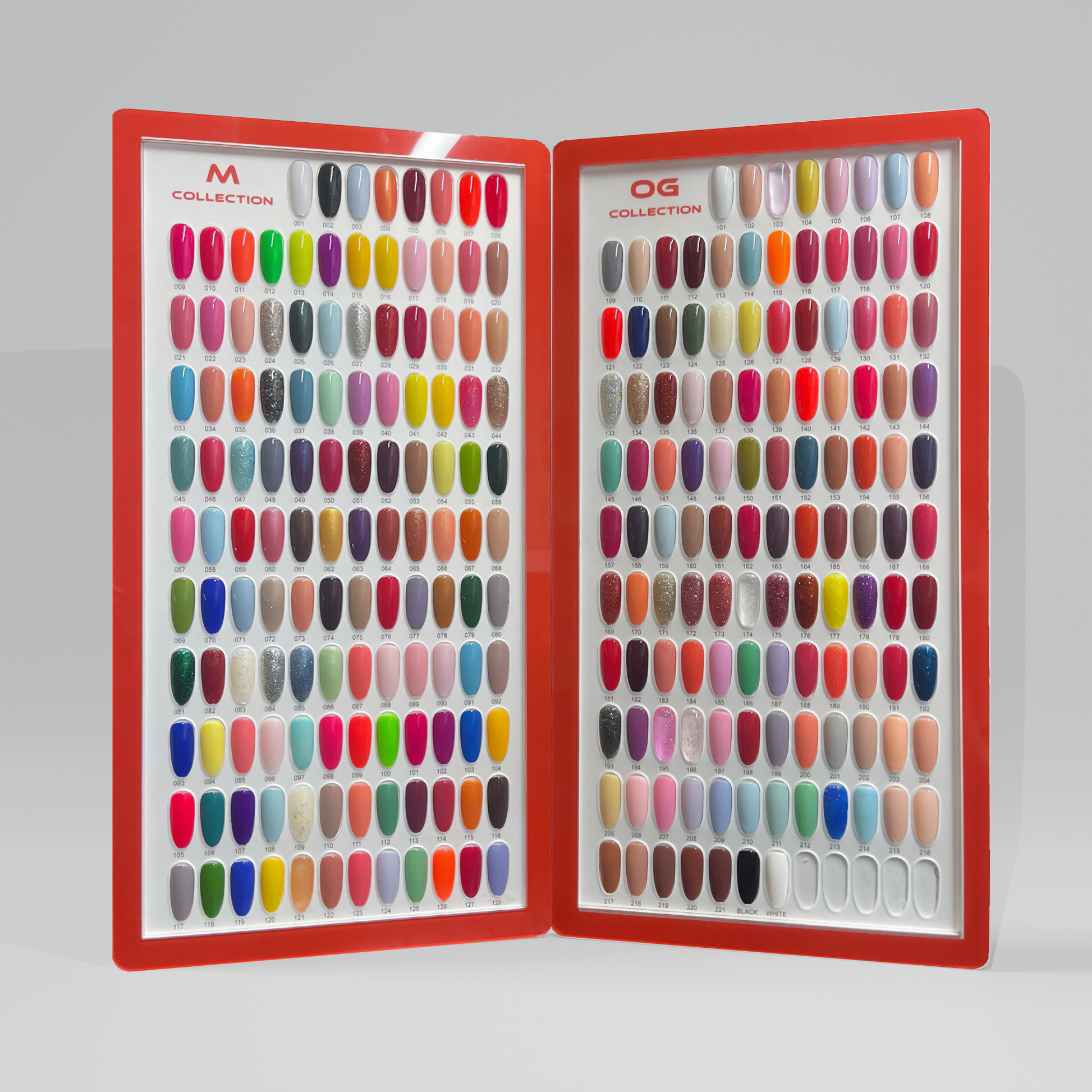 Notpolish swatch book collections m001-128 & og101-227